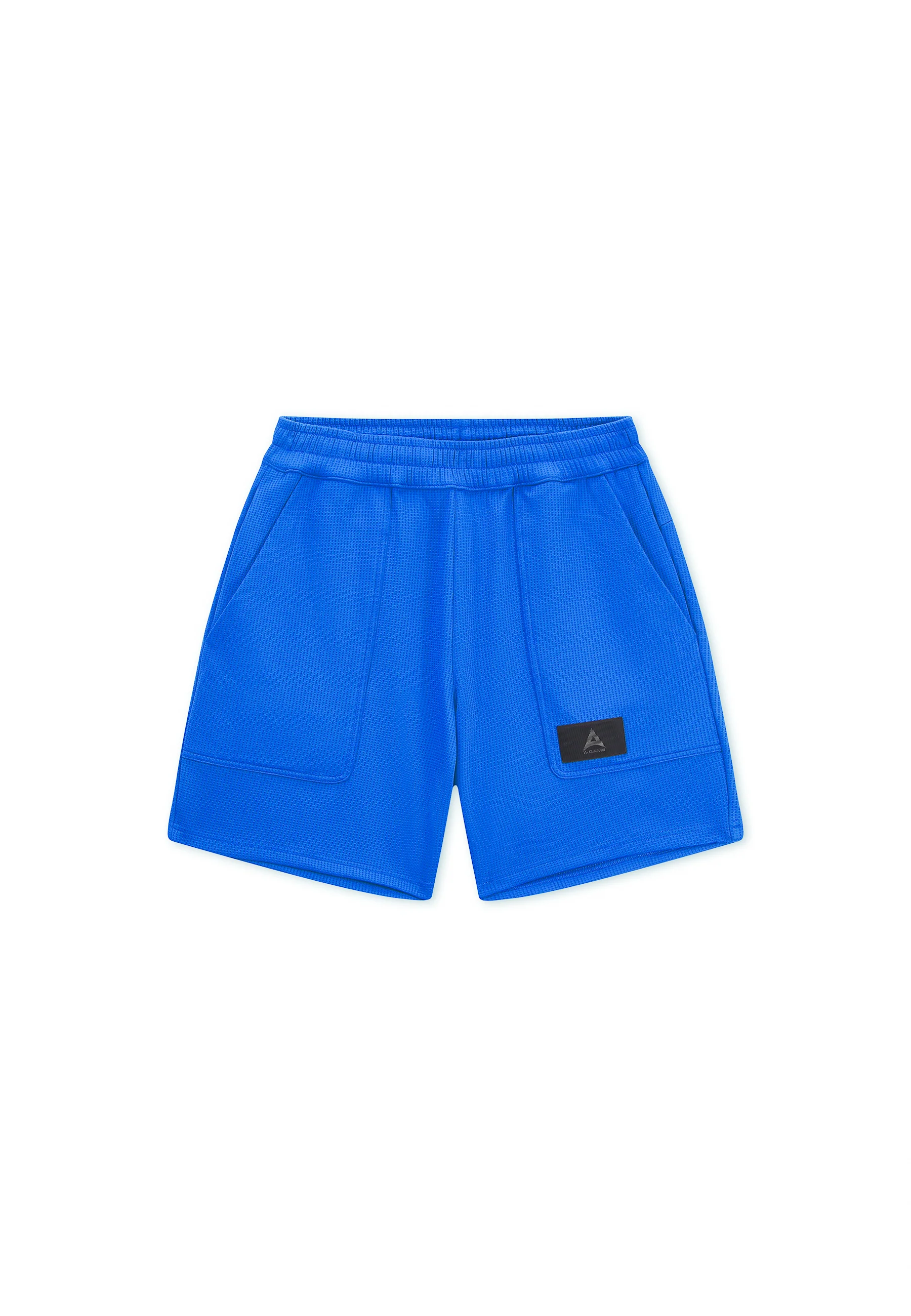 Men's Waffle Tech Shorts - Cobalt Blue - Image 7