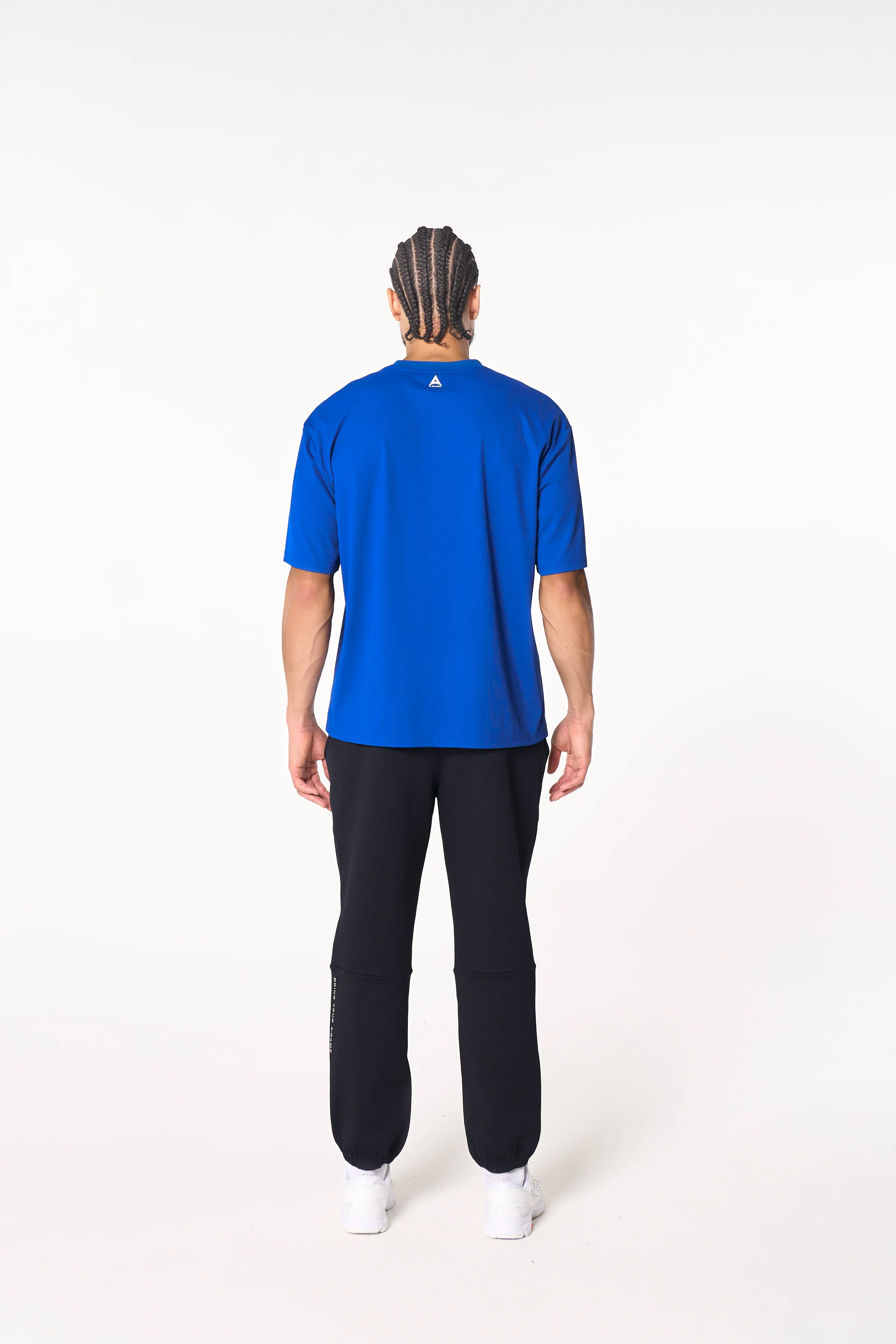 Men's Waffle Tech T-Shirt - Cobalt Blue - Image 7
