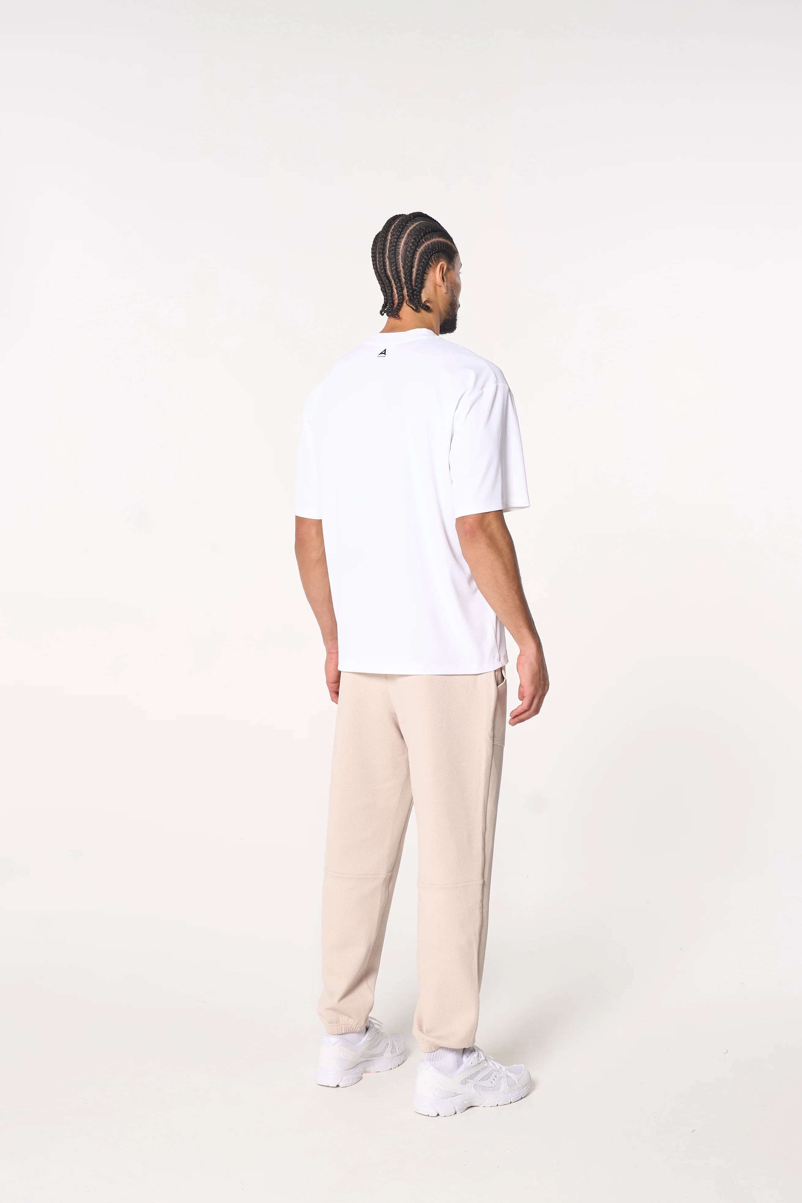 Men's Waffle Tech T-Shirt - White - Image 6