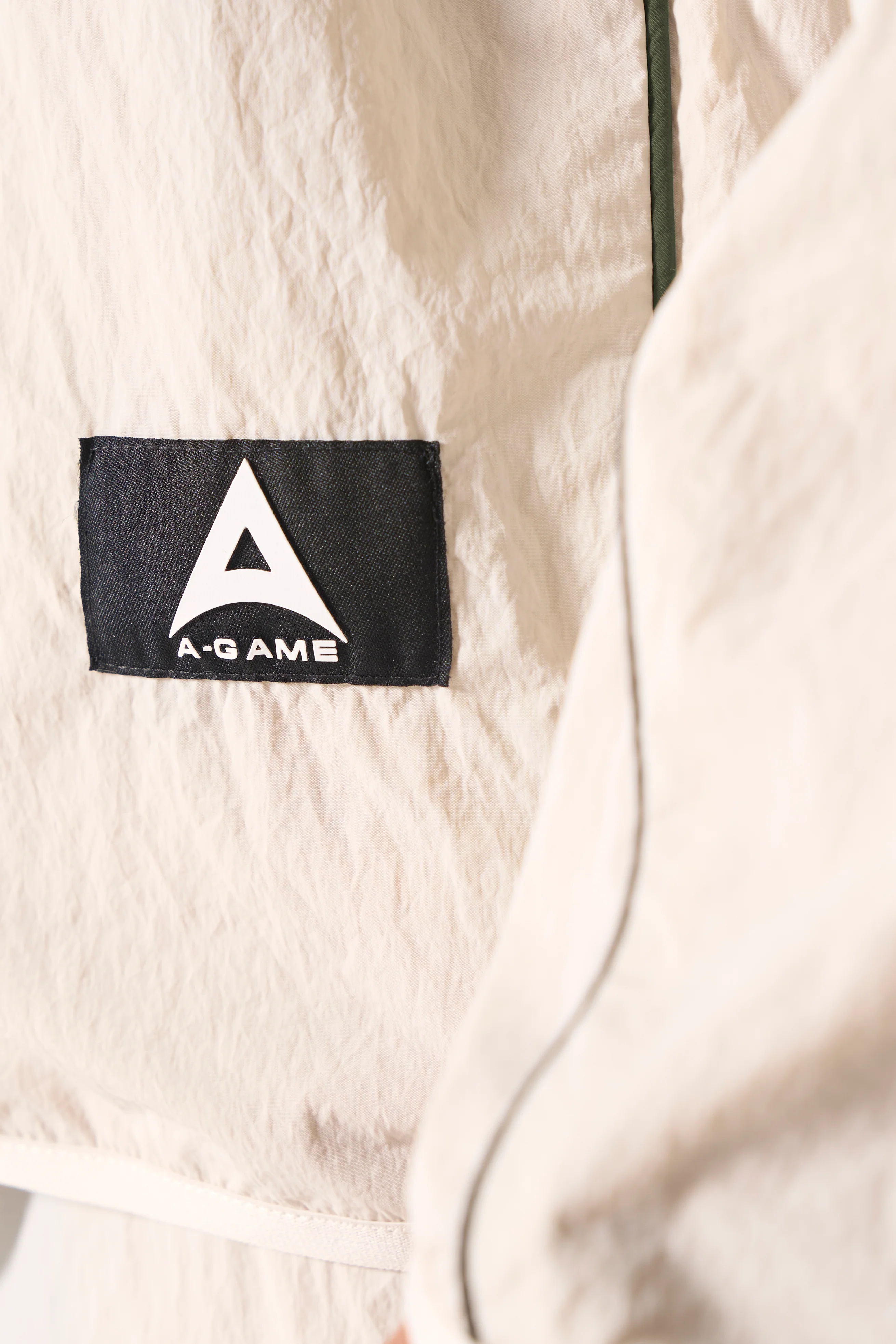 Men's Woven Tech Top - Beige - Image 3