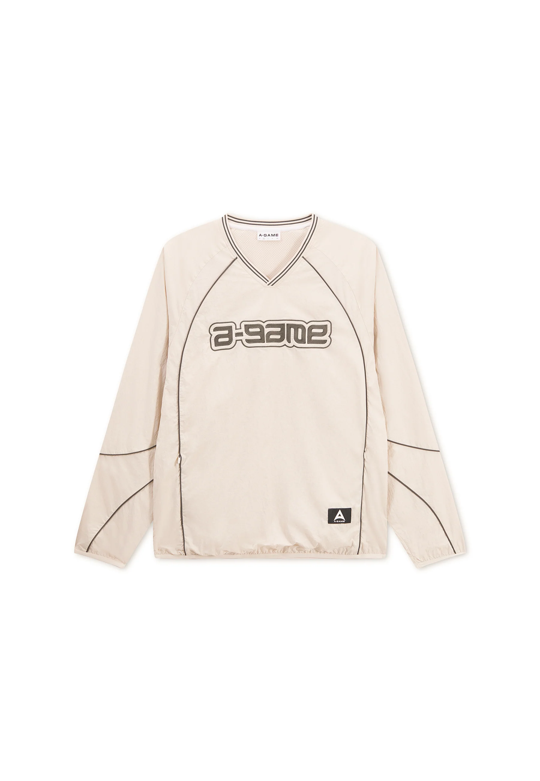 Men's Woven Tech Top - Beige - Image 9