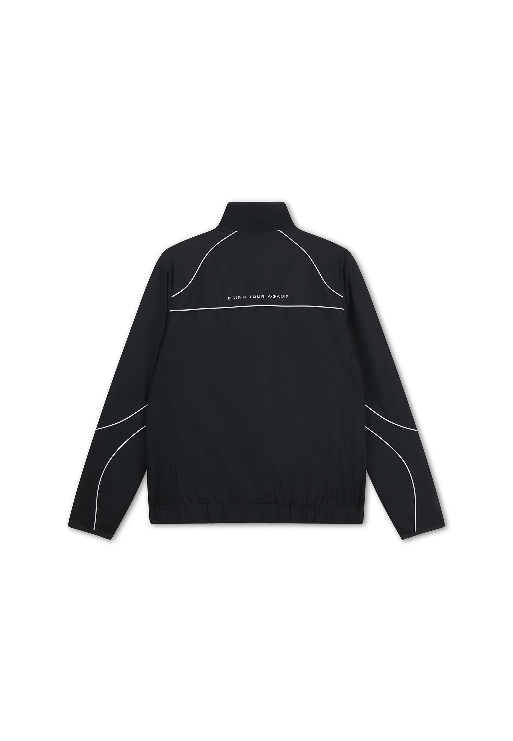 Men's Woven Tech Track Jacket - Black - Image 9