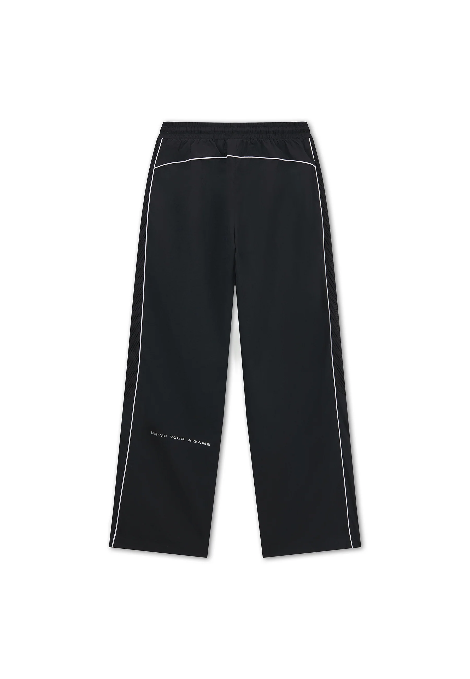 Men's Woven Tech Popper Pants - Black - Image 9