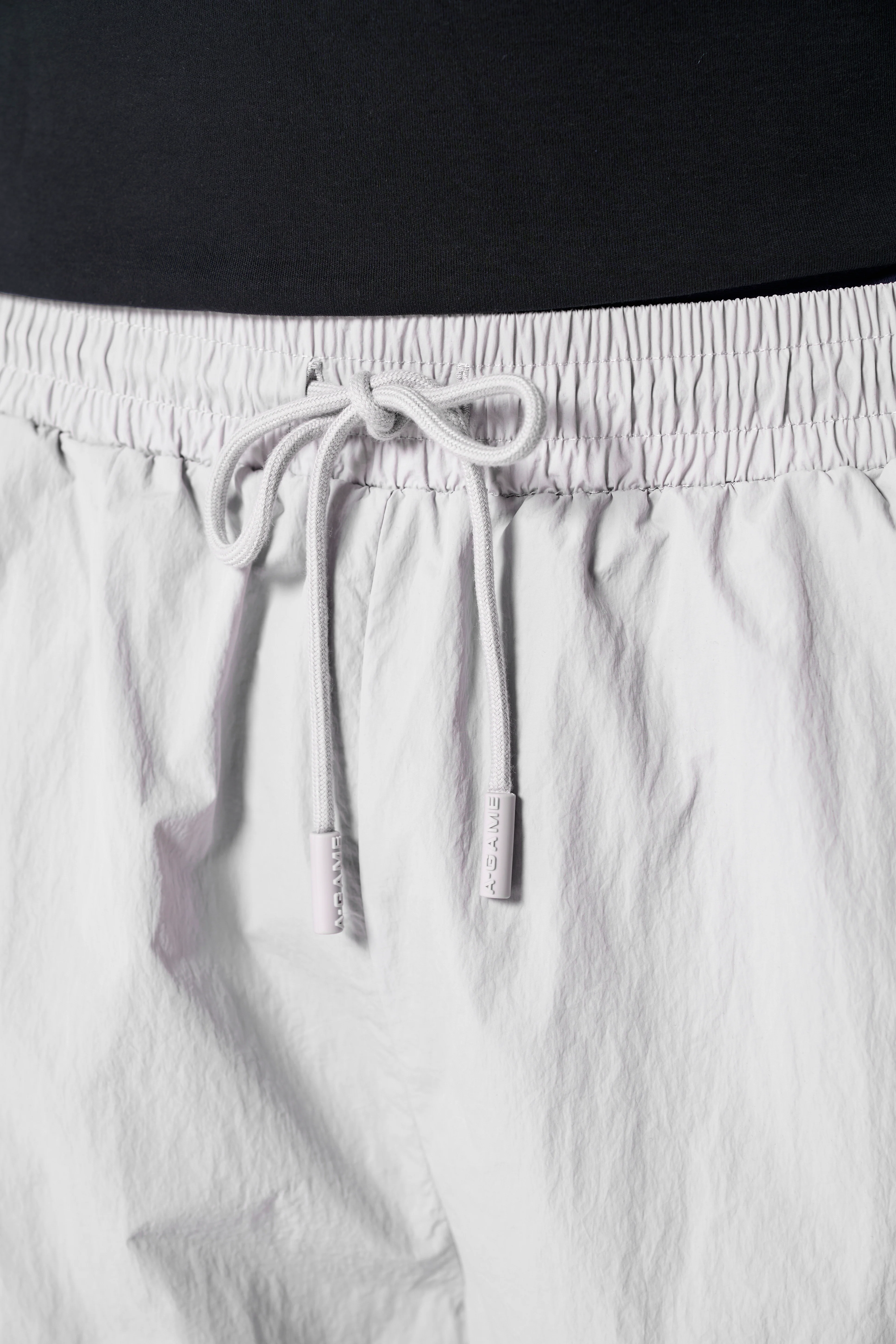 Men's Woven Tech Popper Pants - Grey - Image 3