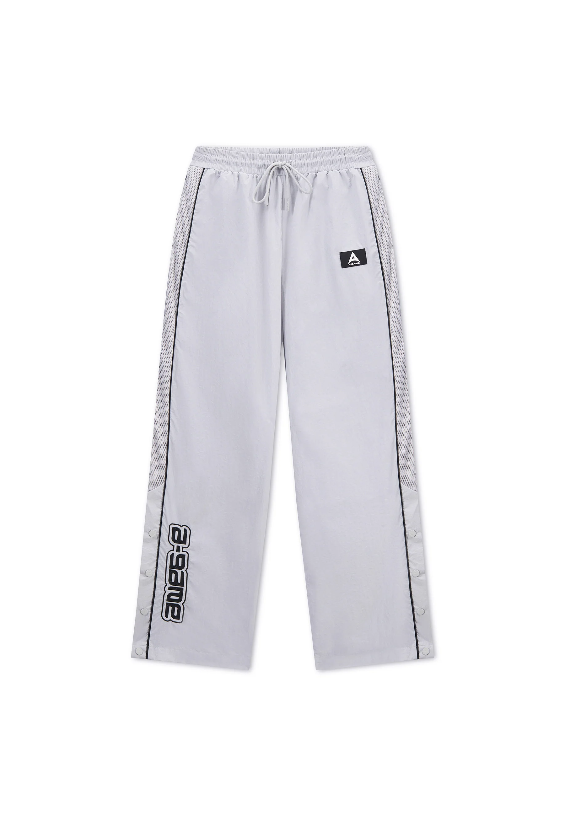 Men's Woven Tech Popper Pants - Grey - Image 9