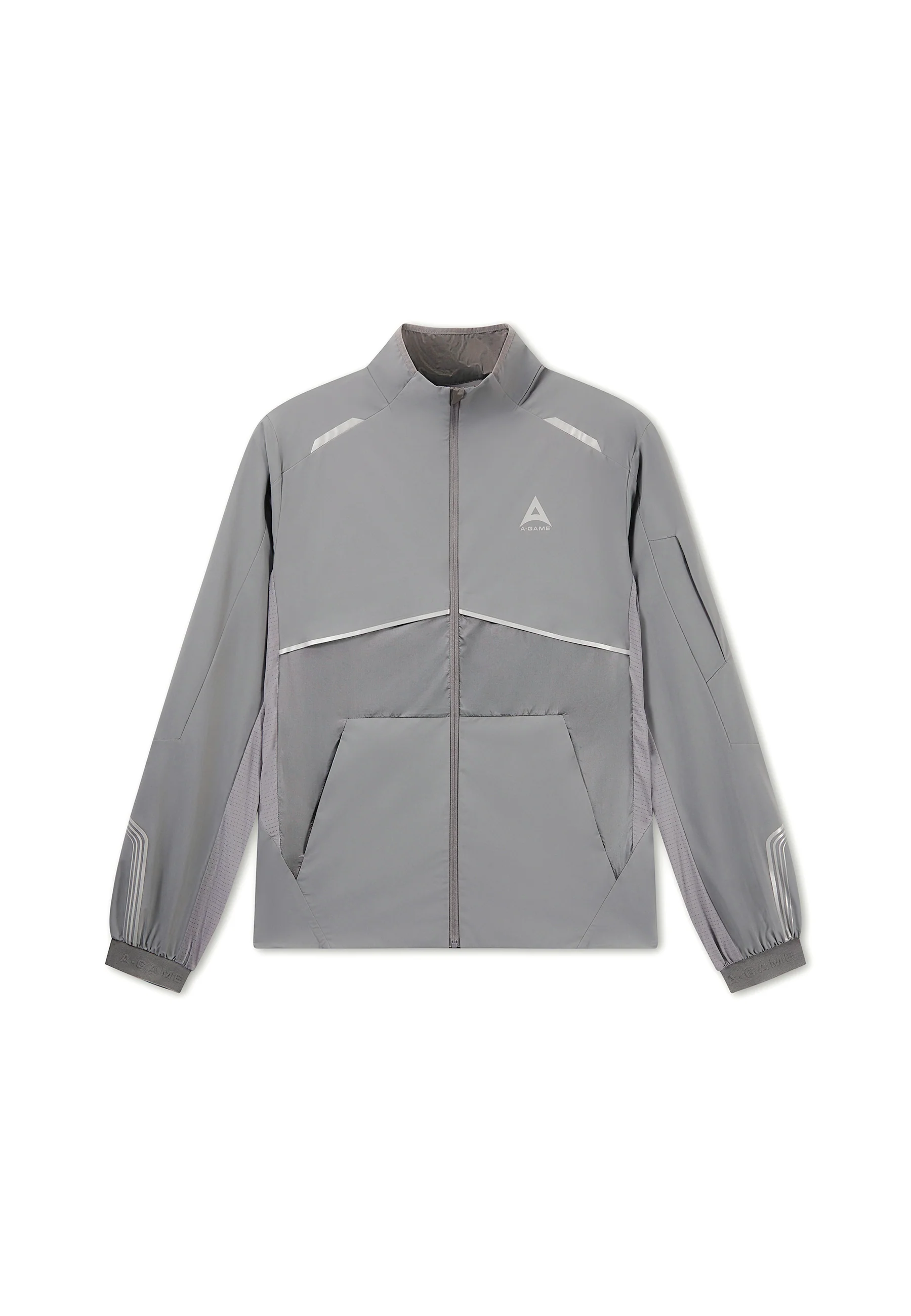 Men's Lightweight Windbreaker Jacket - Dk Grey - Image 10