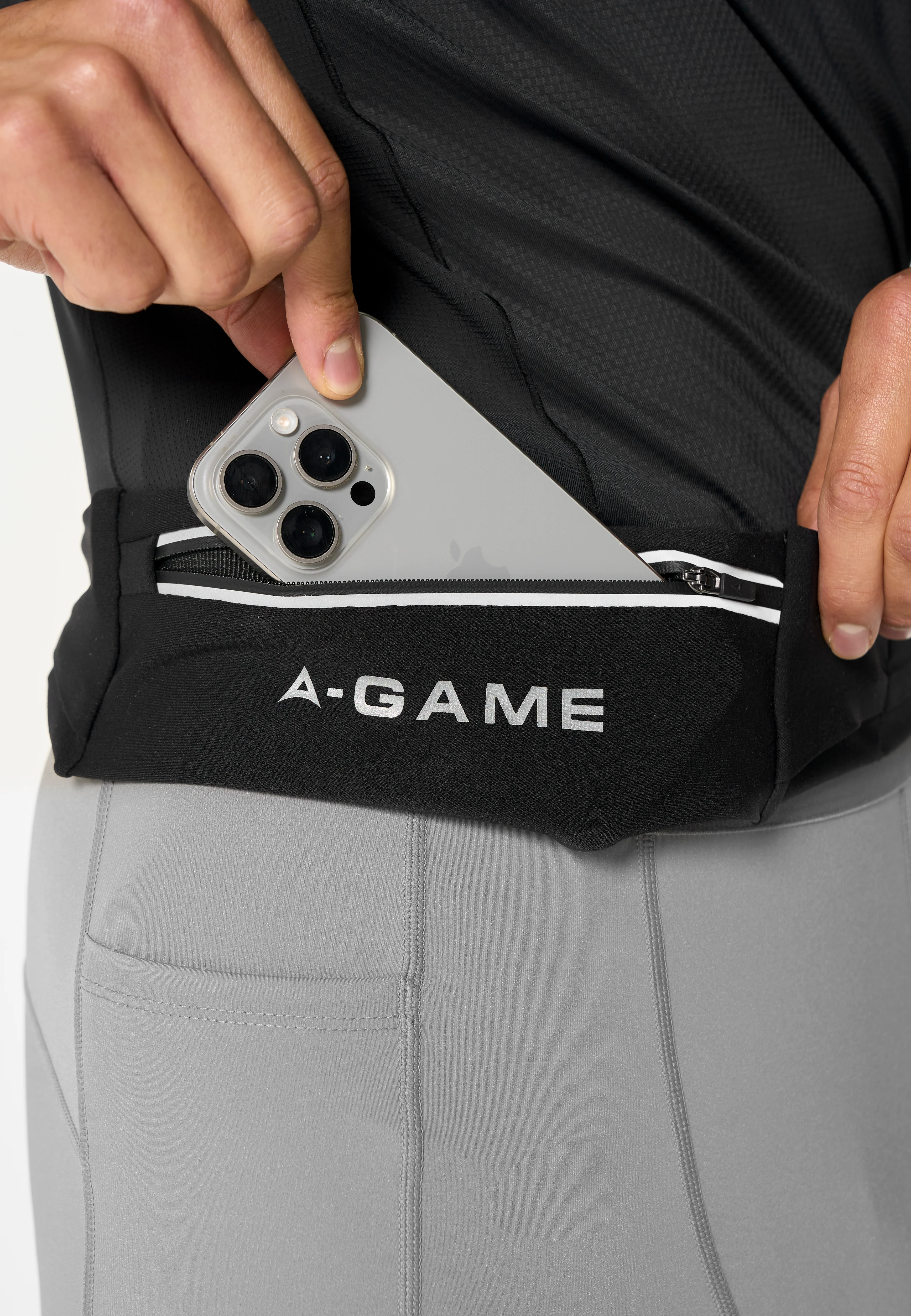 Men's Training Half Tight - Charcoal - Image 5