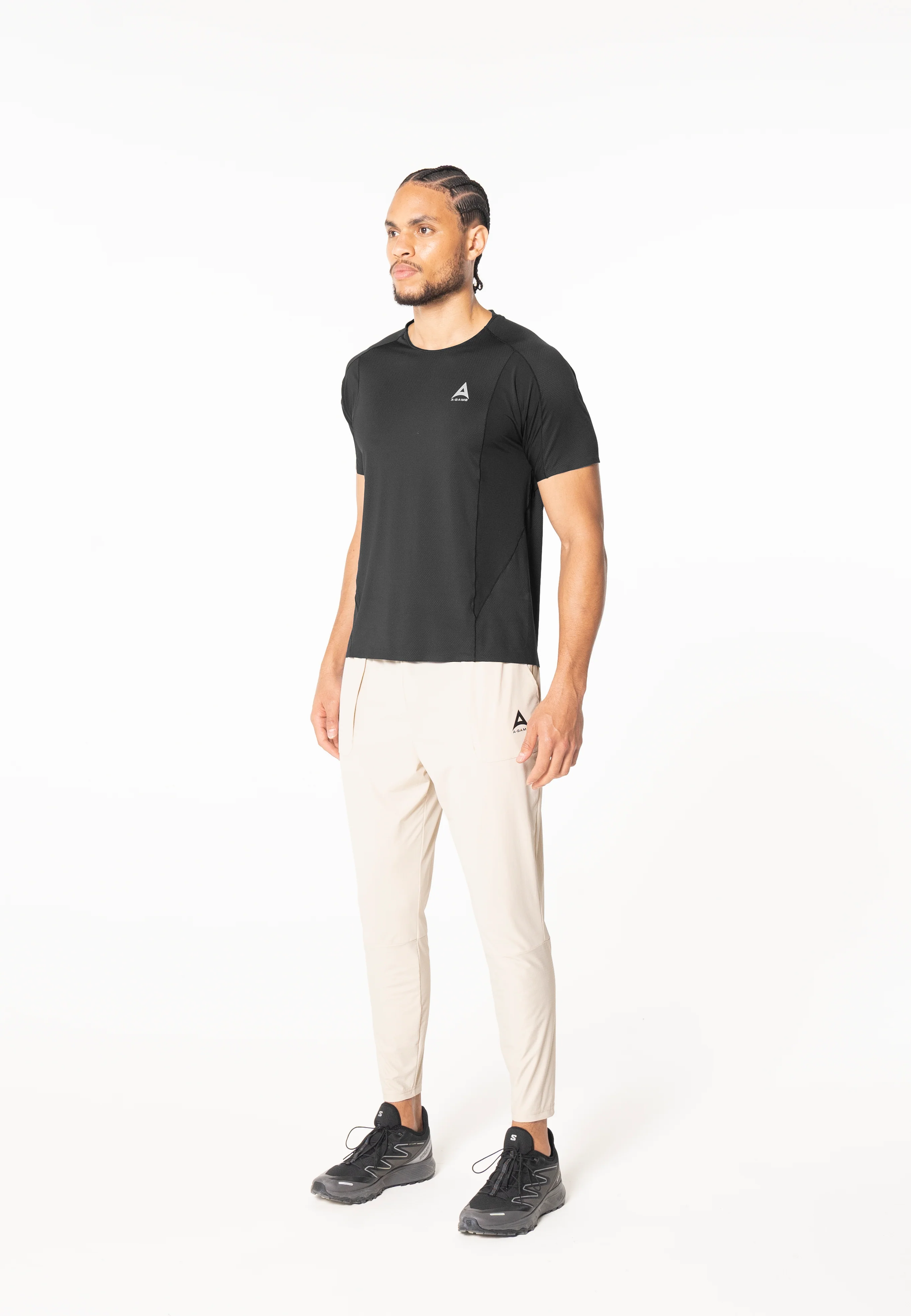 Men's Lightweight Training Pants - Beige - Image 4