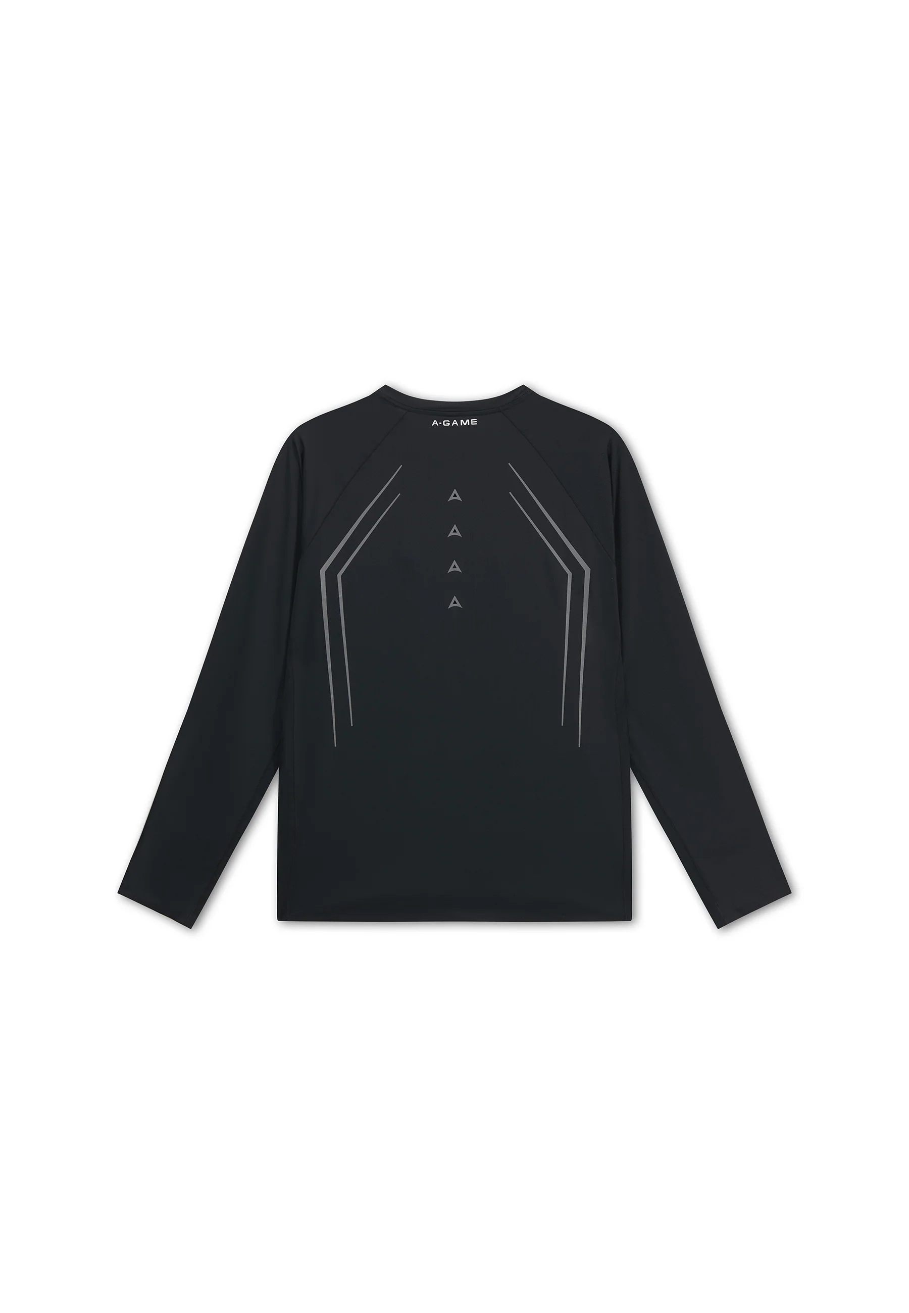 Men's Mesh Long Sleeve T-Shirt - Black - Image 8
