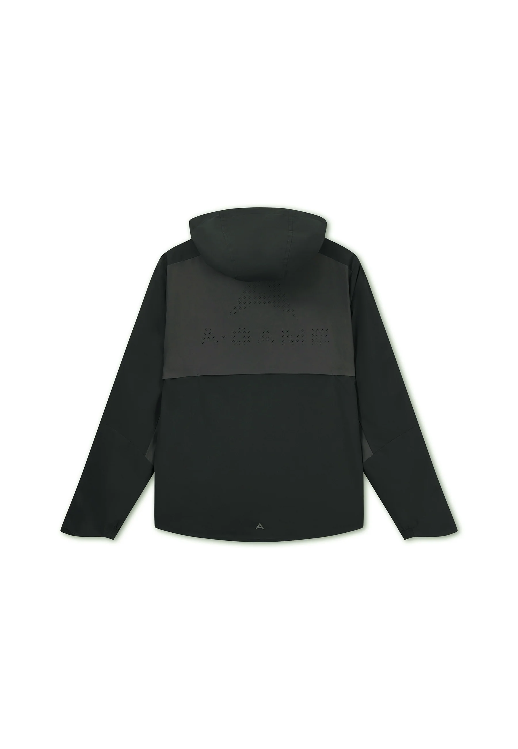 Men's Panelled Lightweight Jacket - Black / Dk Charcoal - Image 13