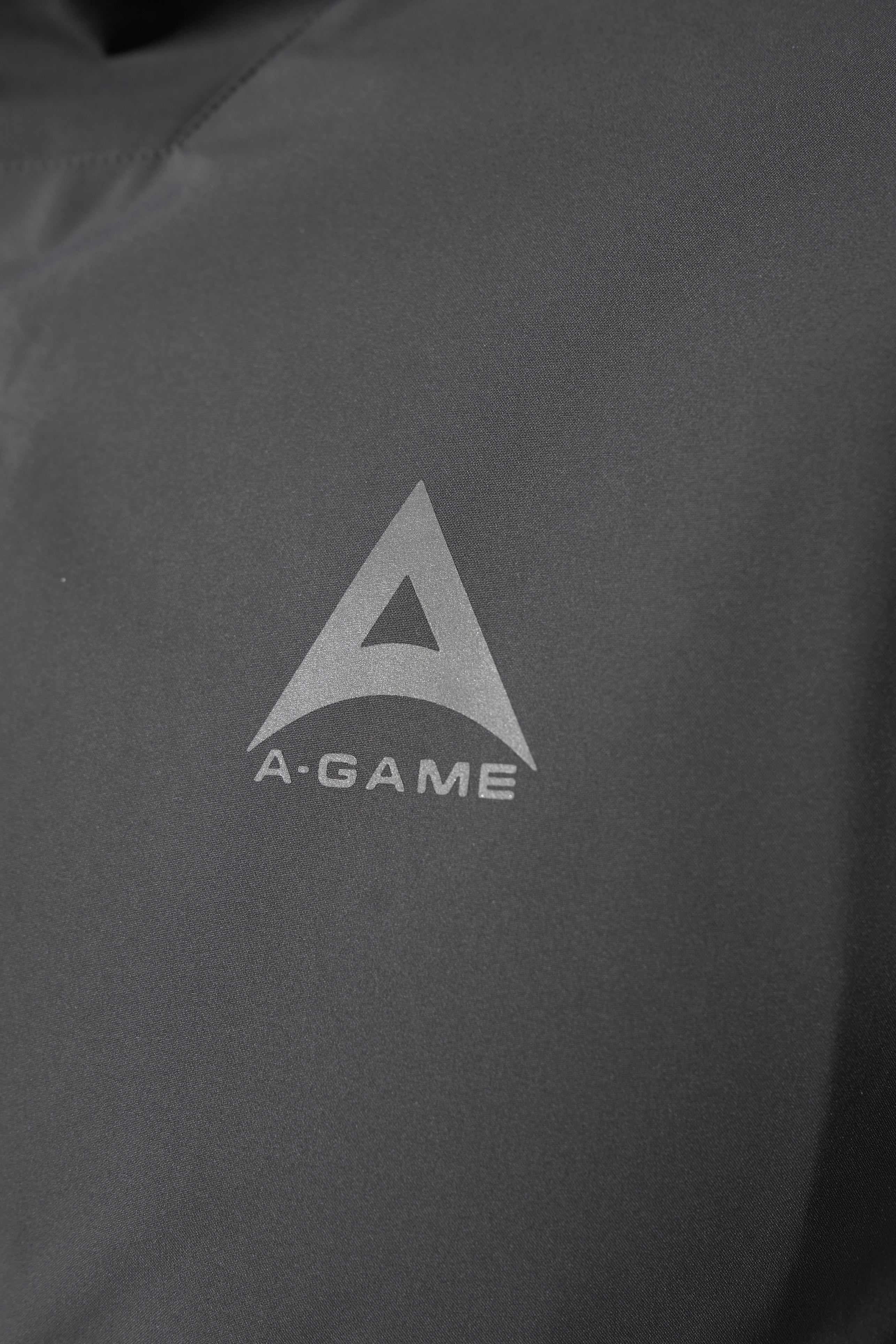 Men's Panelled Lightweight Jacket - Black / Dk Charcoal - Image 7