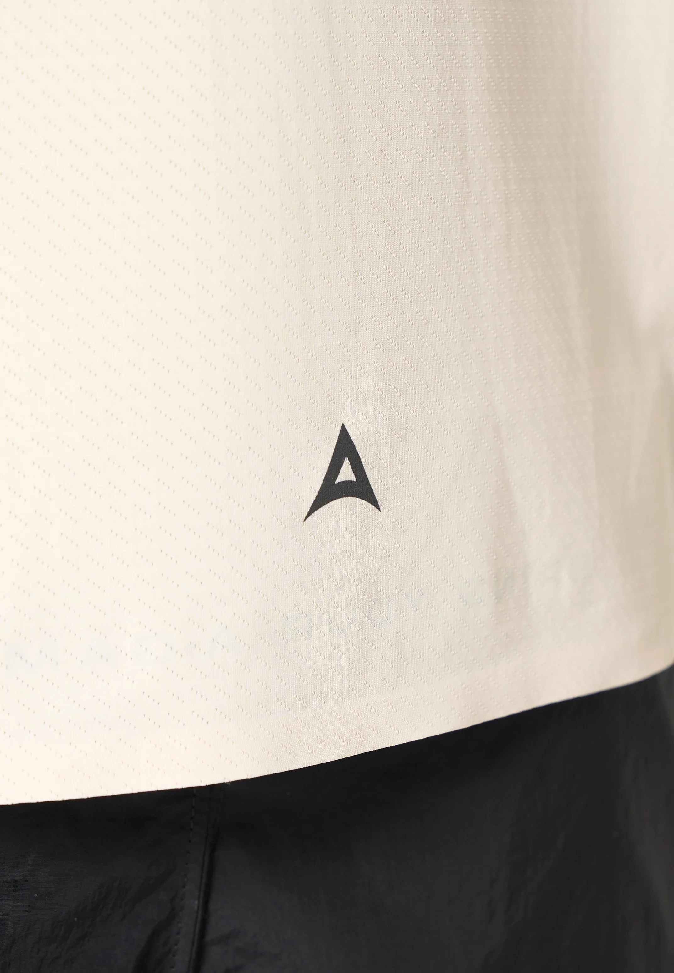 Men's Mesh T-Shirt - Beige / Black - Image 3