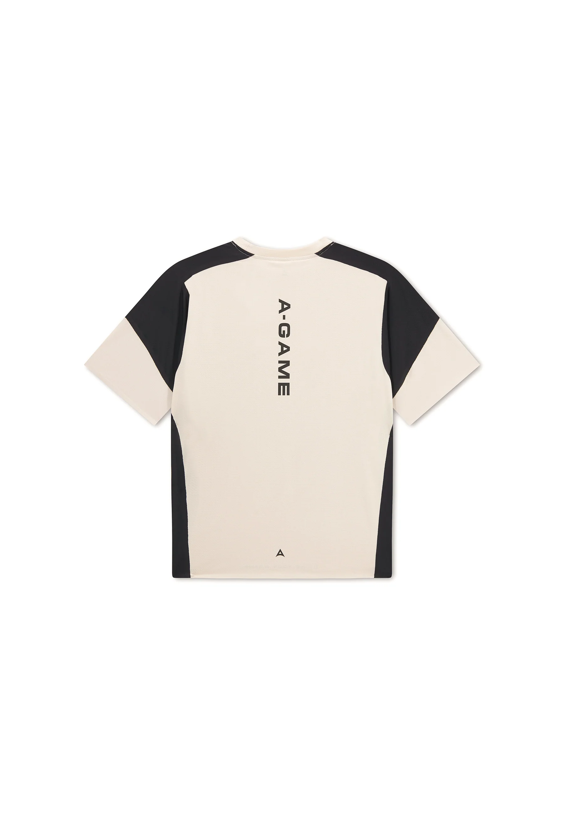 Men's Mesh T-Shirt - Beige / Black - Image 8