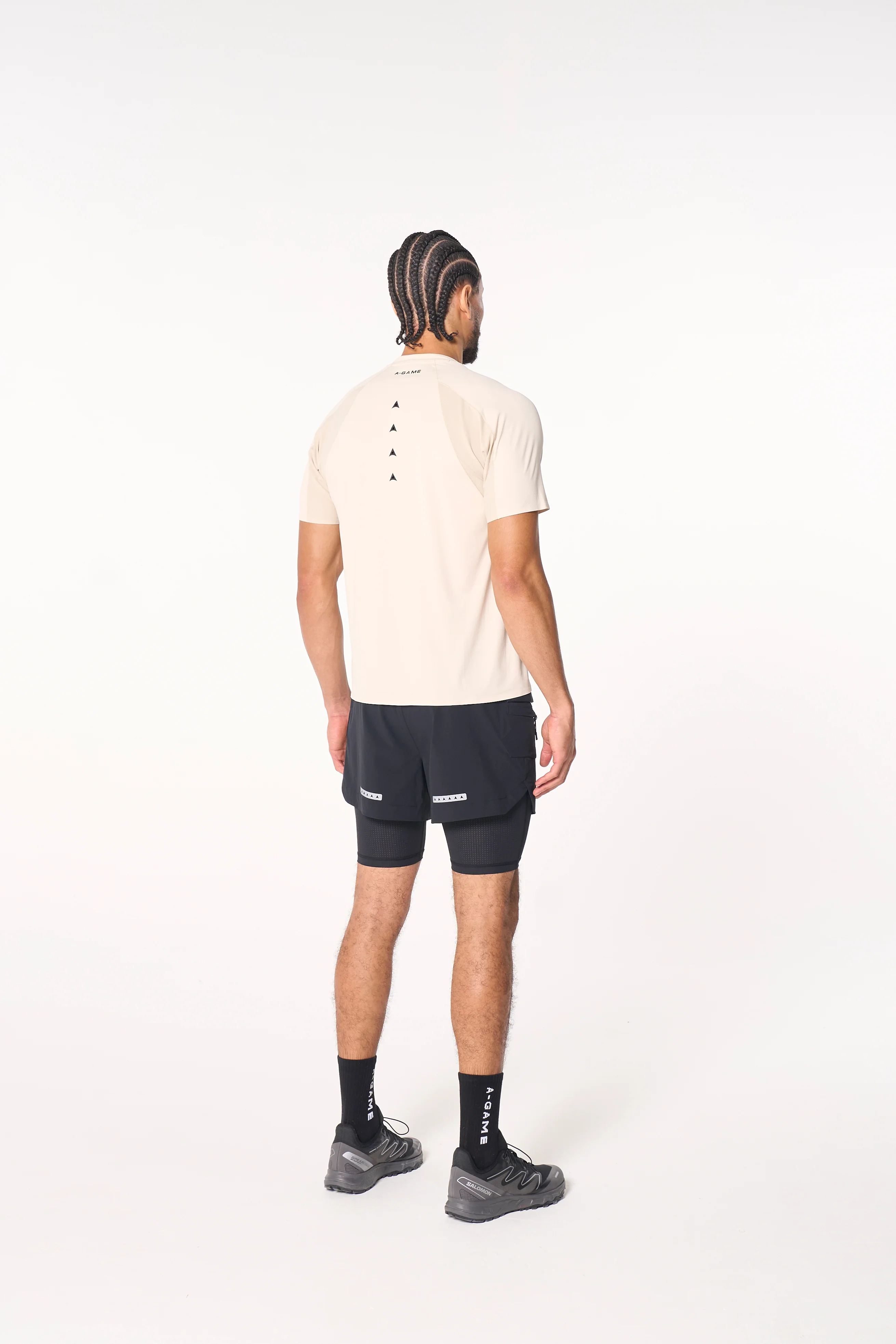 Men's Mesh Performance T-Shirt - Beige - Image 5