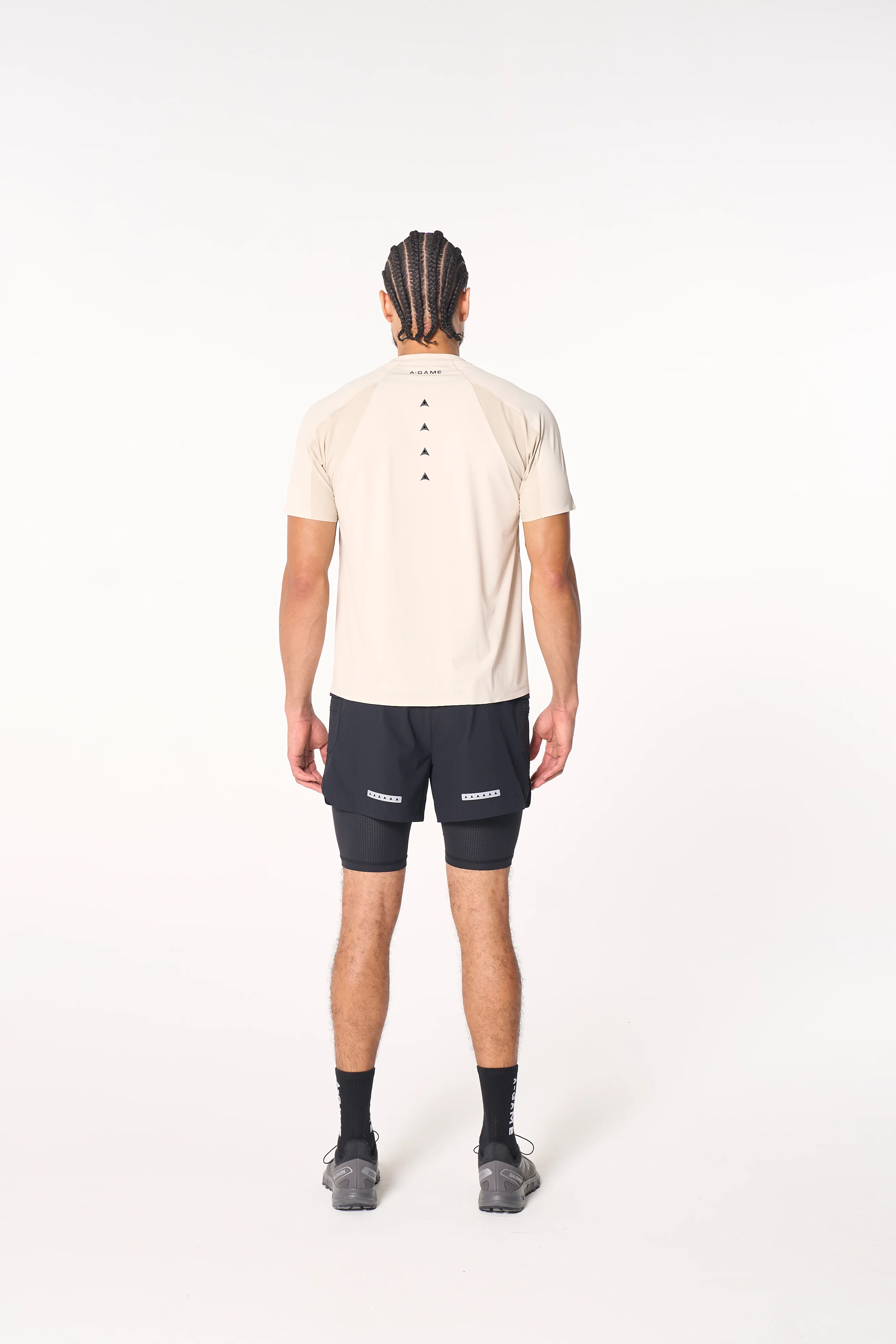 Men's Mesh Performance T-Shirt - Beige - Image 6