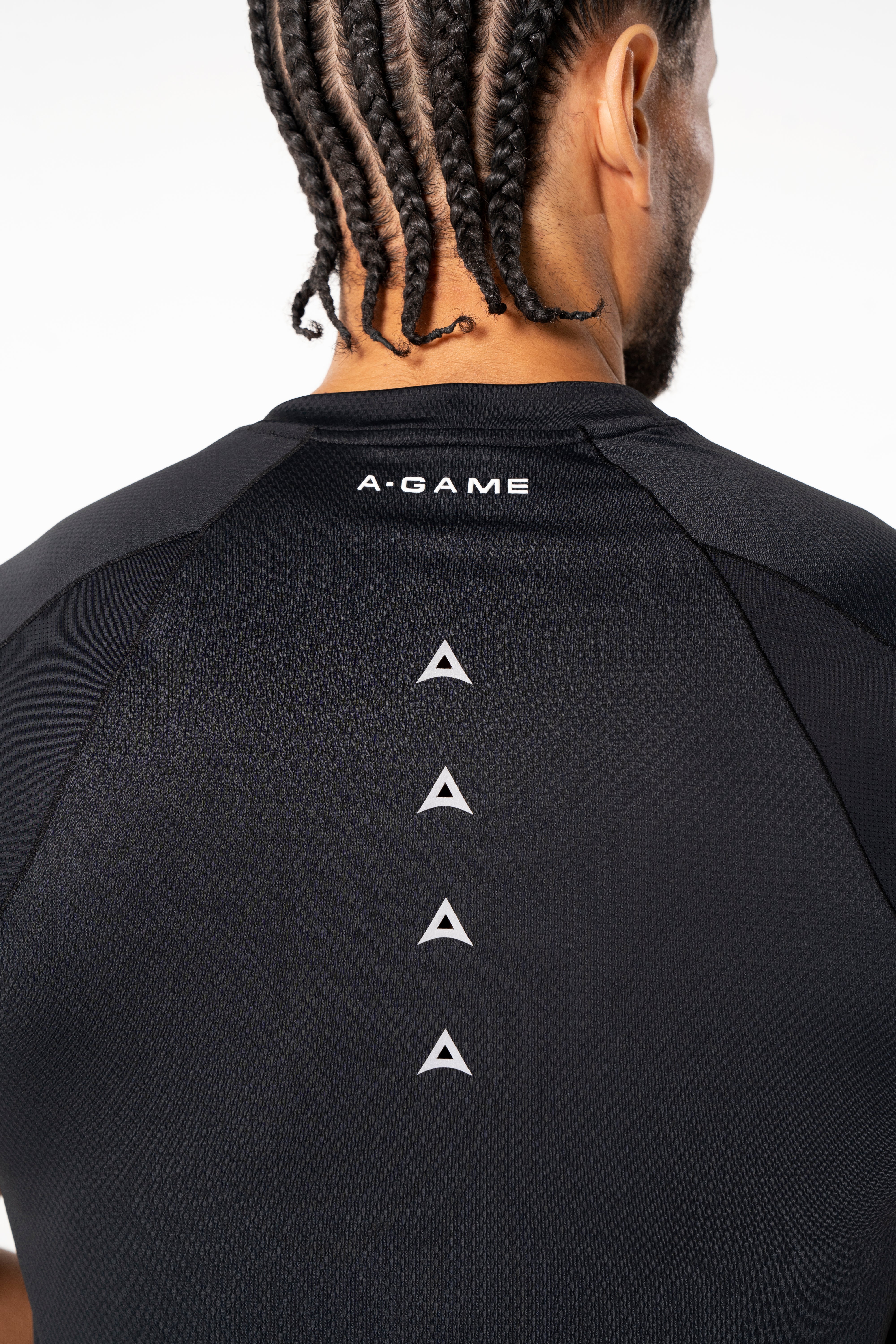 Men's Panel Performance T-Shirt - Black - Image 2
