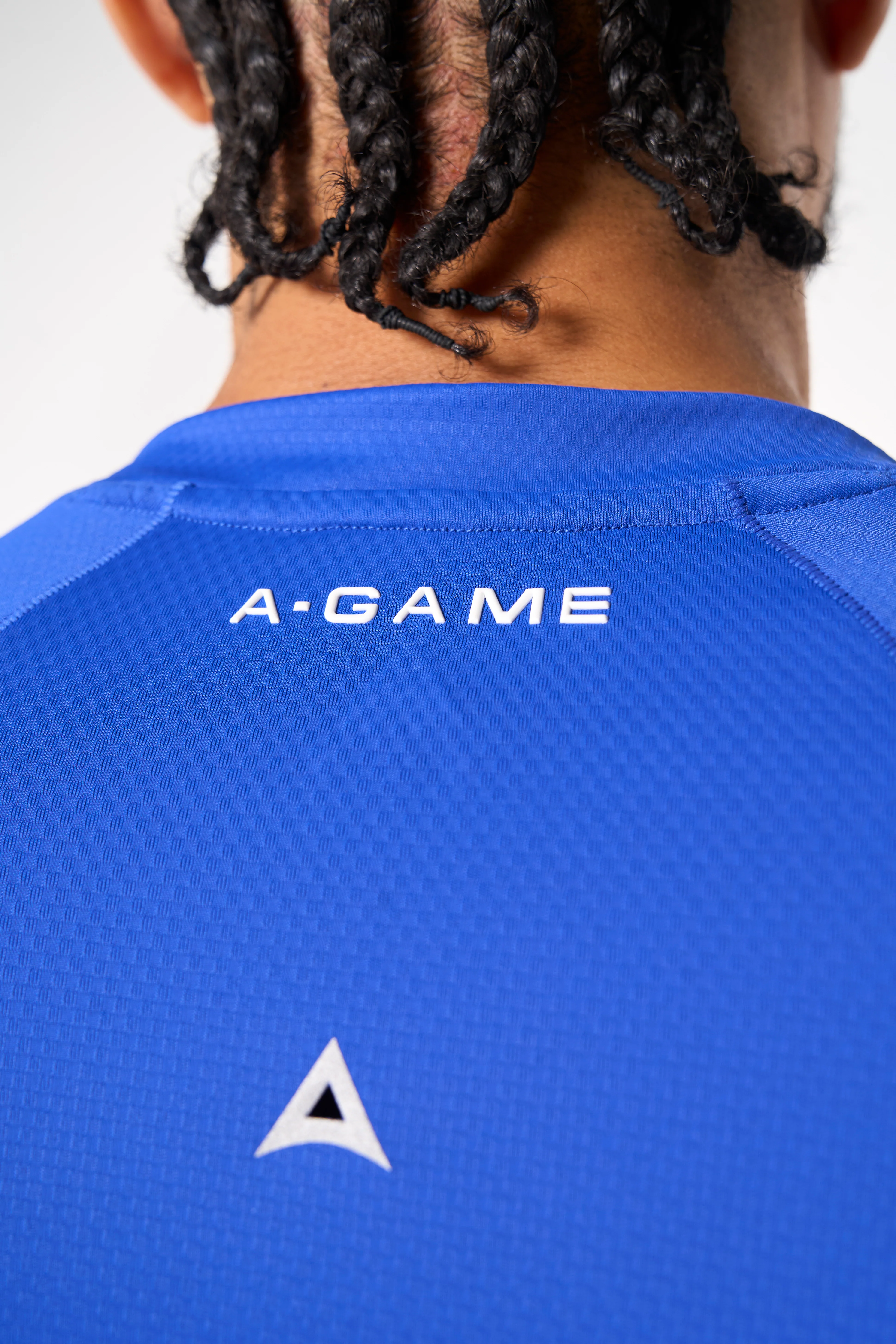 Men's Mesh Performance T-Shirt - Cobalt Blue - Image 2