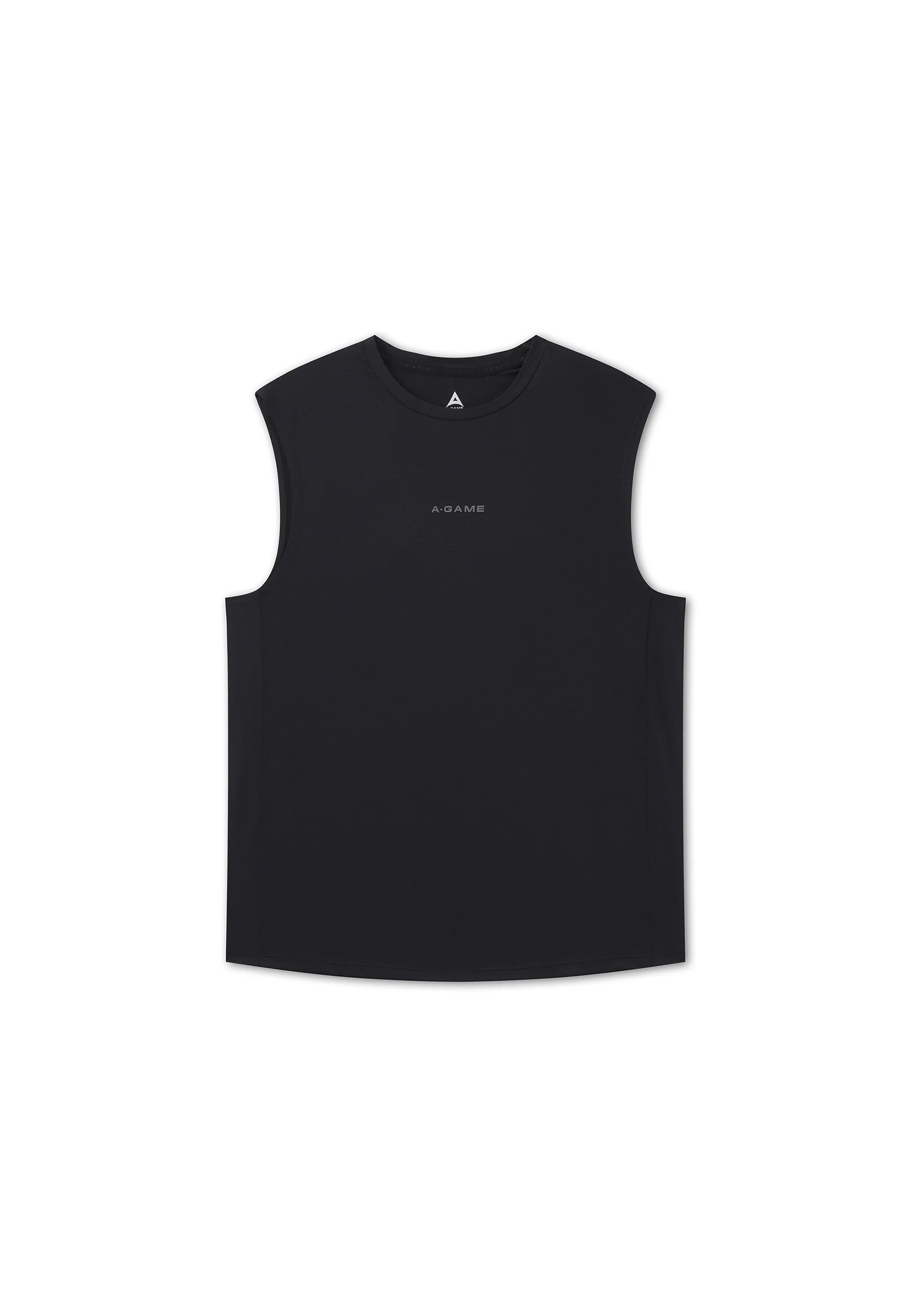 Men's Mesh Panelled Tank - Black - Image 7