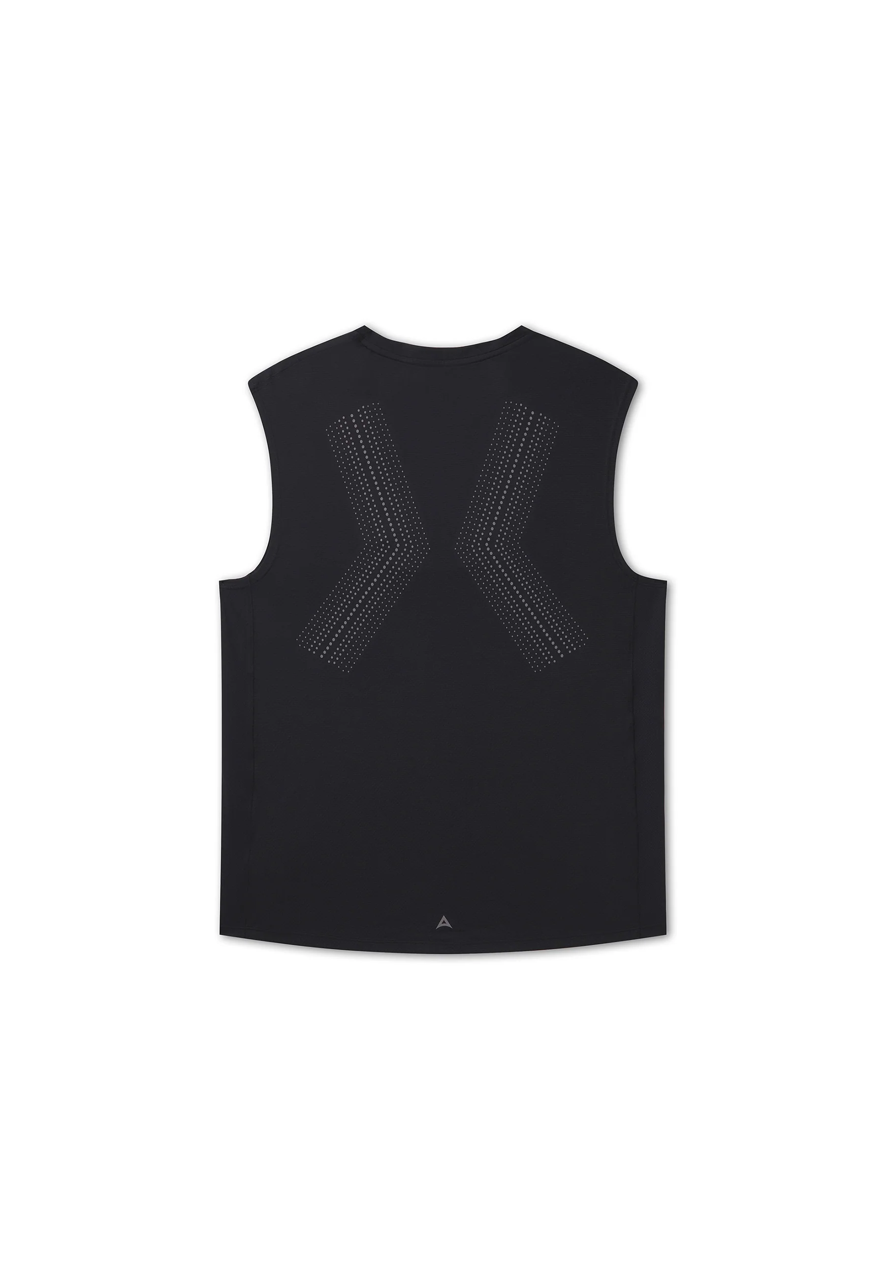 Men's Mesh Panelled Tank - Black - Image 8