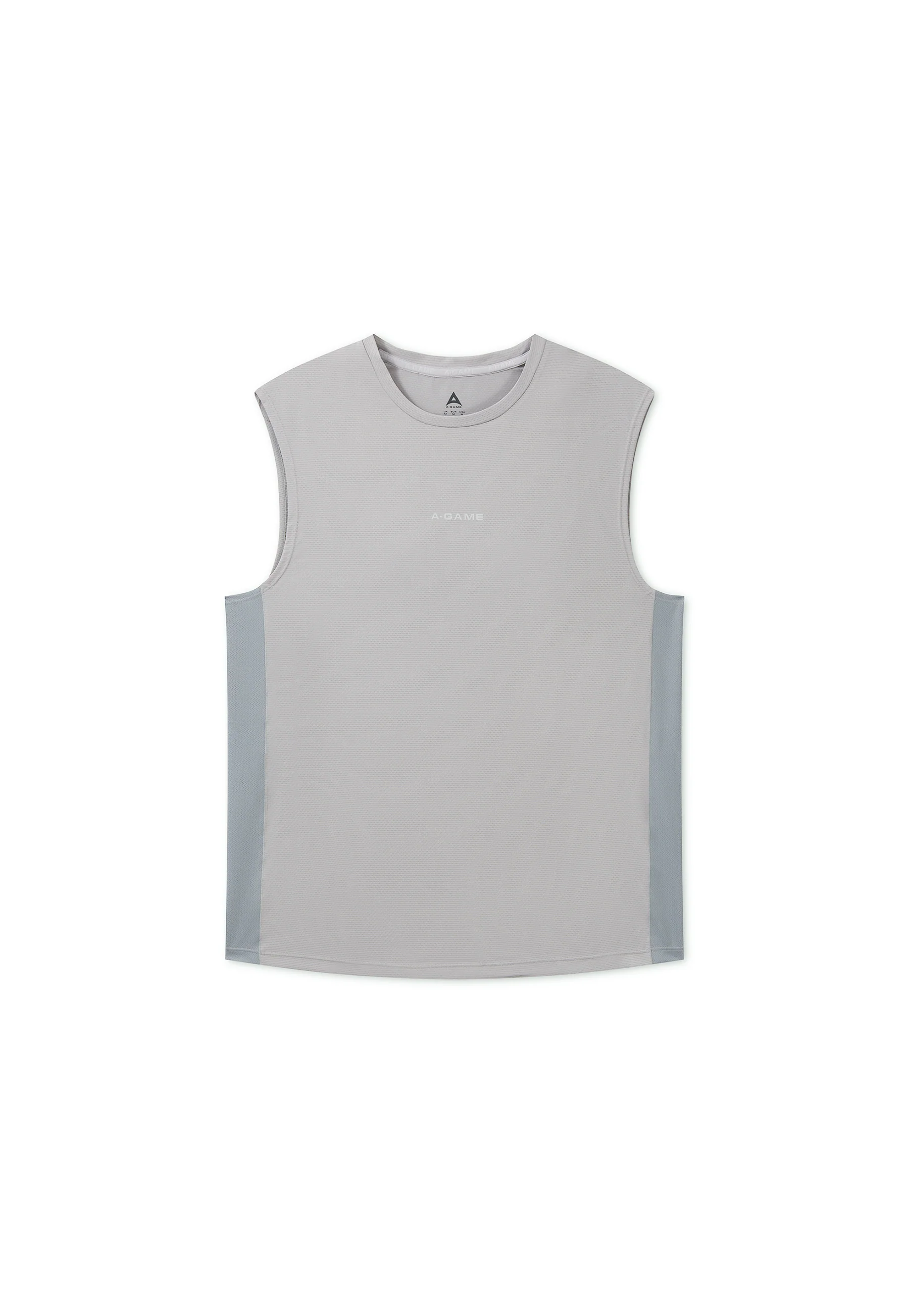 Men's Mesh Panelled Tank - Grey - Image 8
