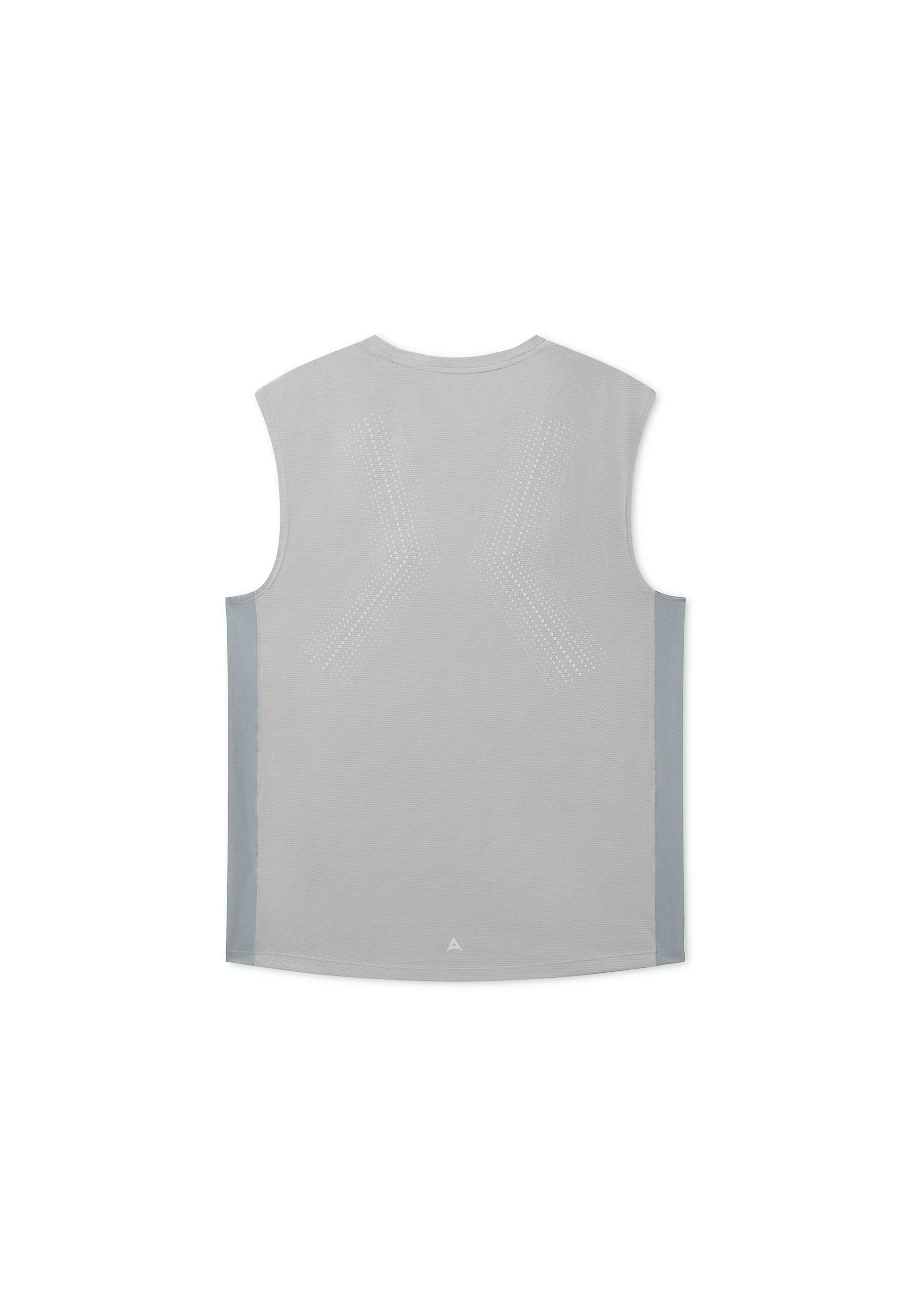 Men's Mesh Panelled Tank - Grey - Image 9