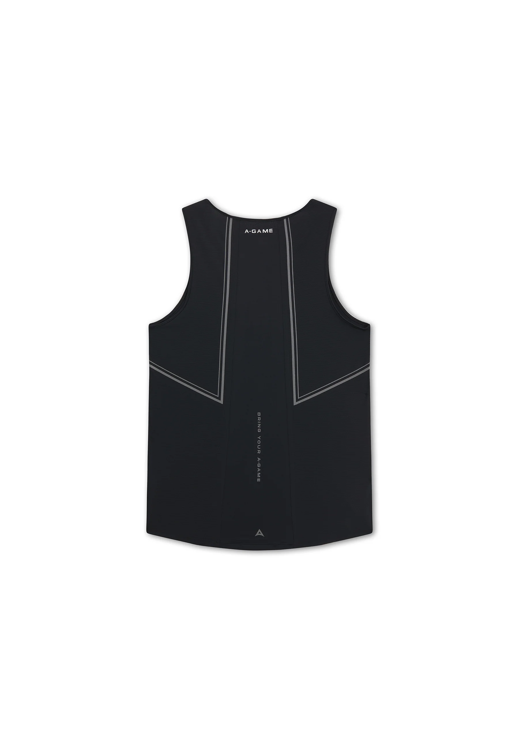 Men's Curved Hem Training Vest - Black - Image 9