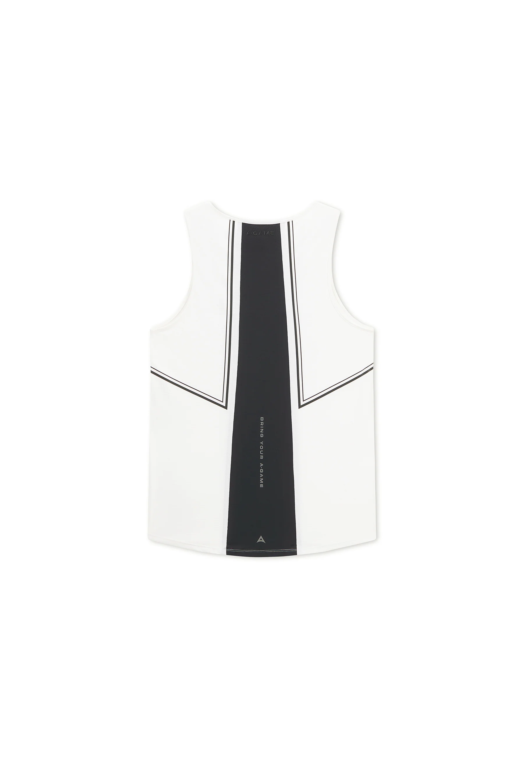 Men's Curved Hem Training Vest - White - Image 9