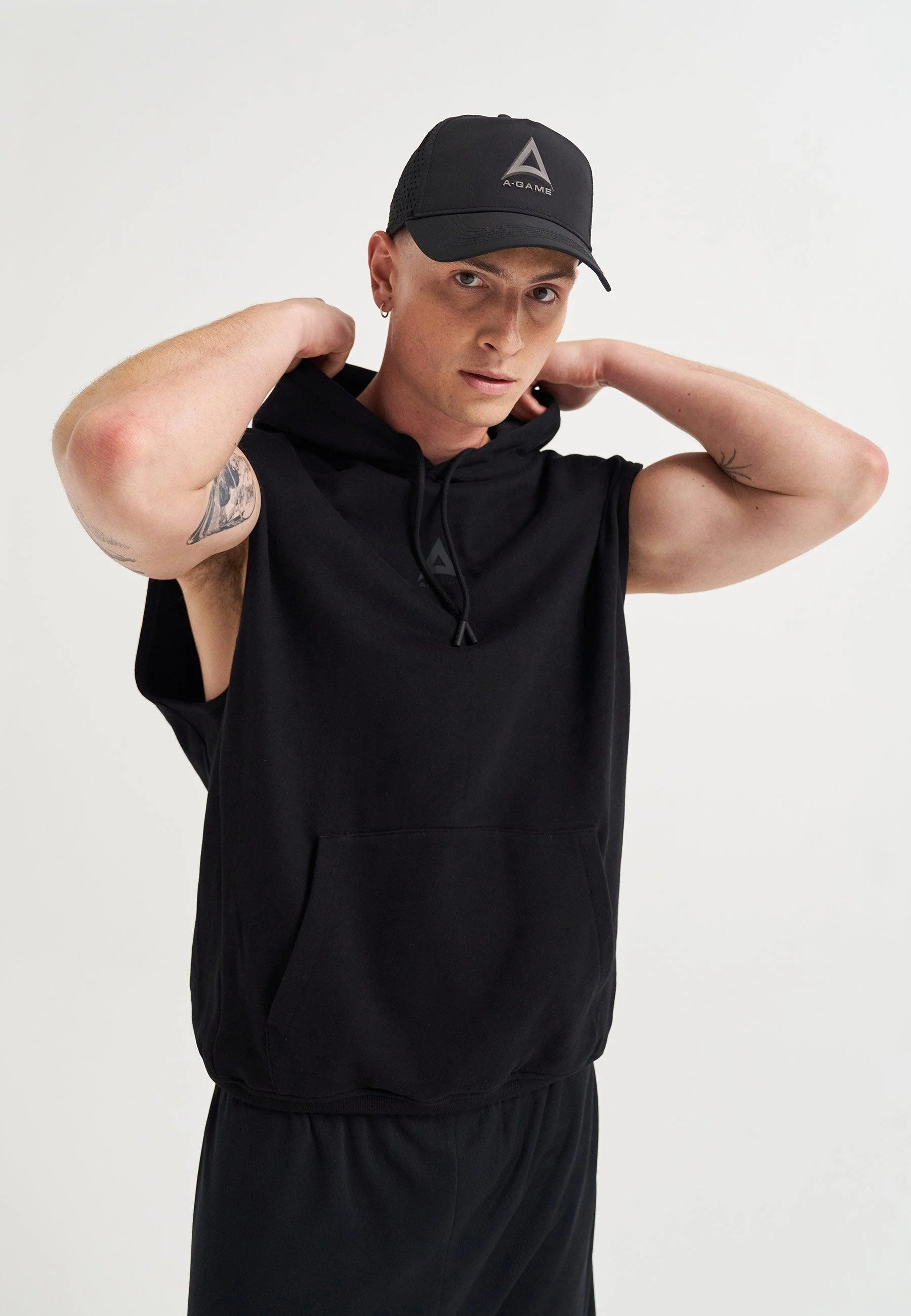 Perforated Training Cap - Black - Image 4