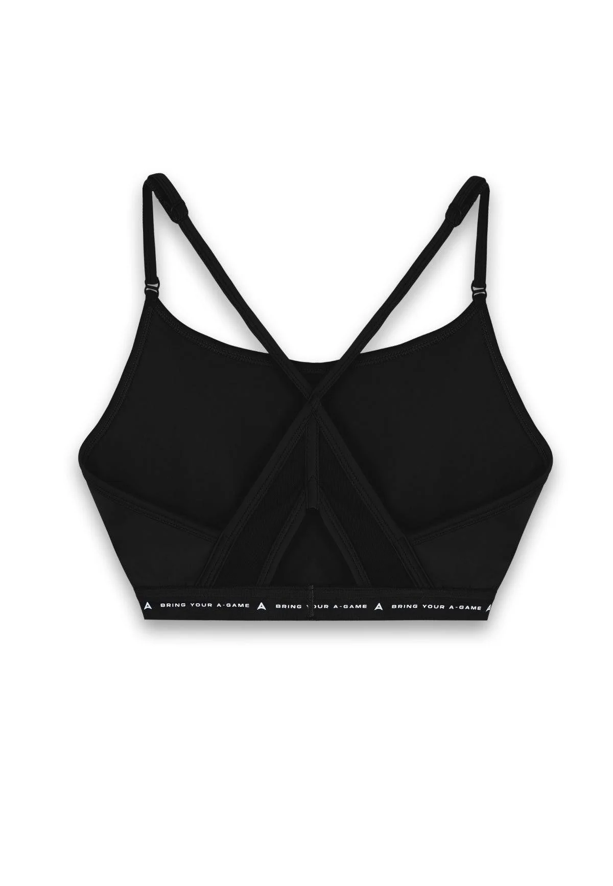 Women's Adjustable Yoga Sports Bra - Black - Image 6