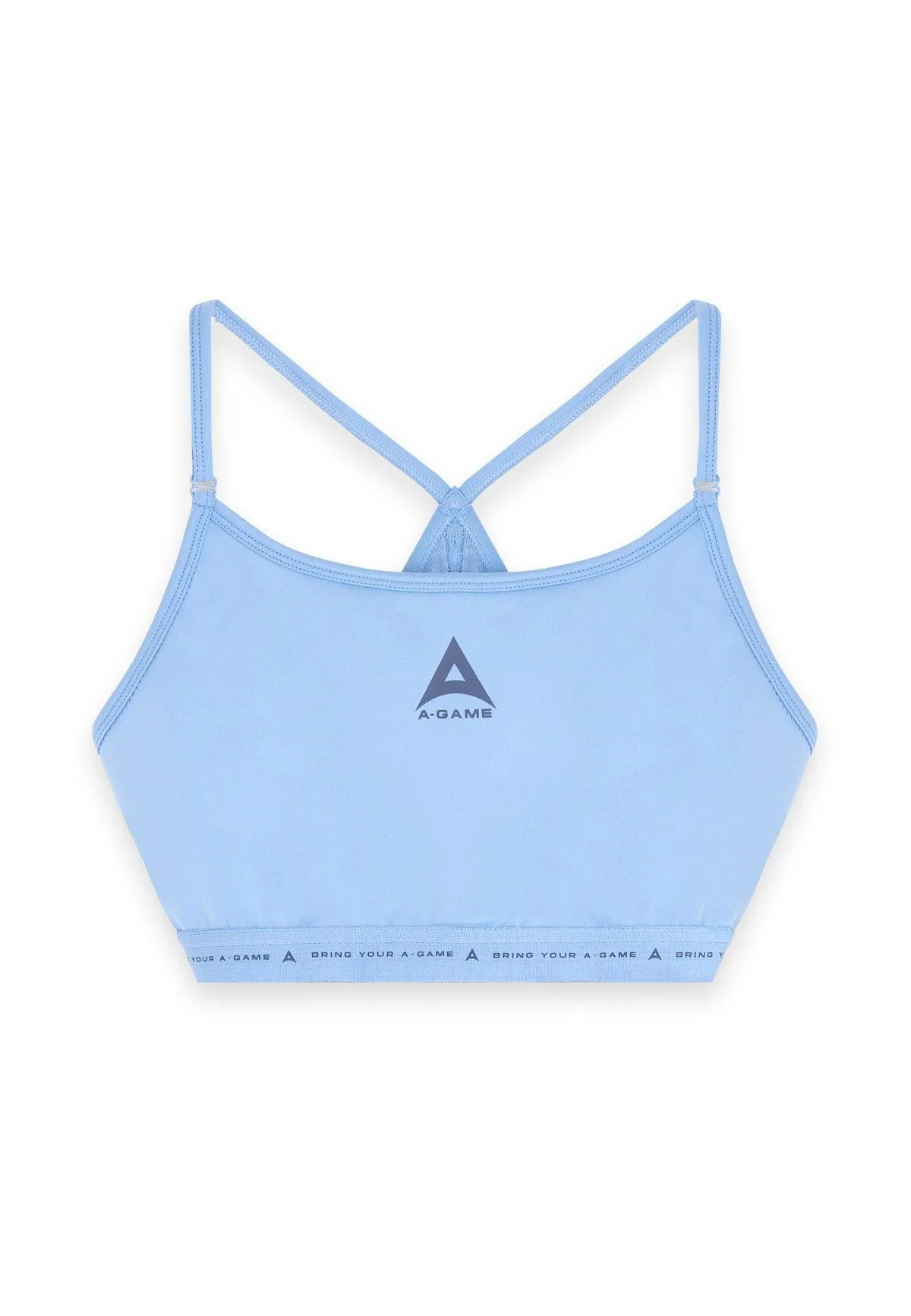 Women's Adjustable Yoga Sports Bra - Blue - Image 5