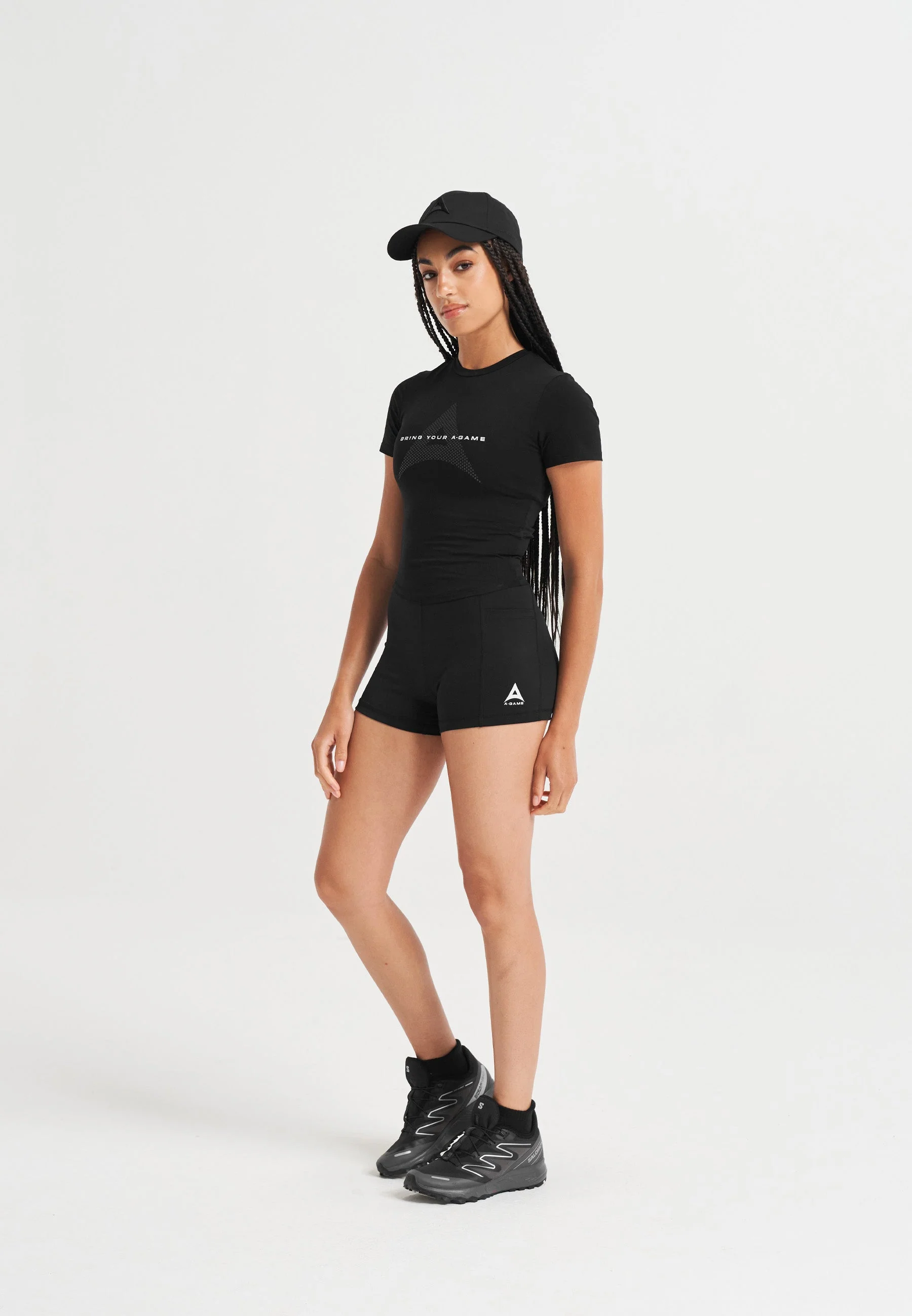 Women's Short Sleeve T-Shirt - Black - Image 3