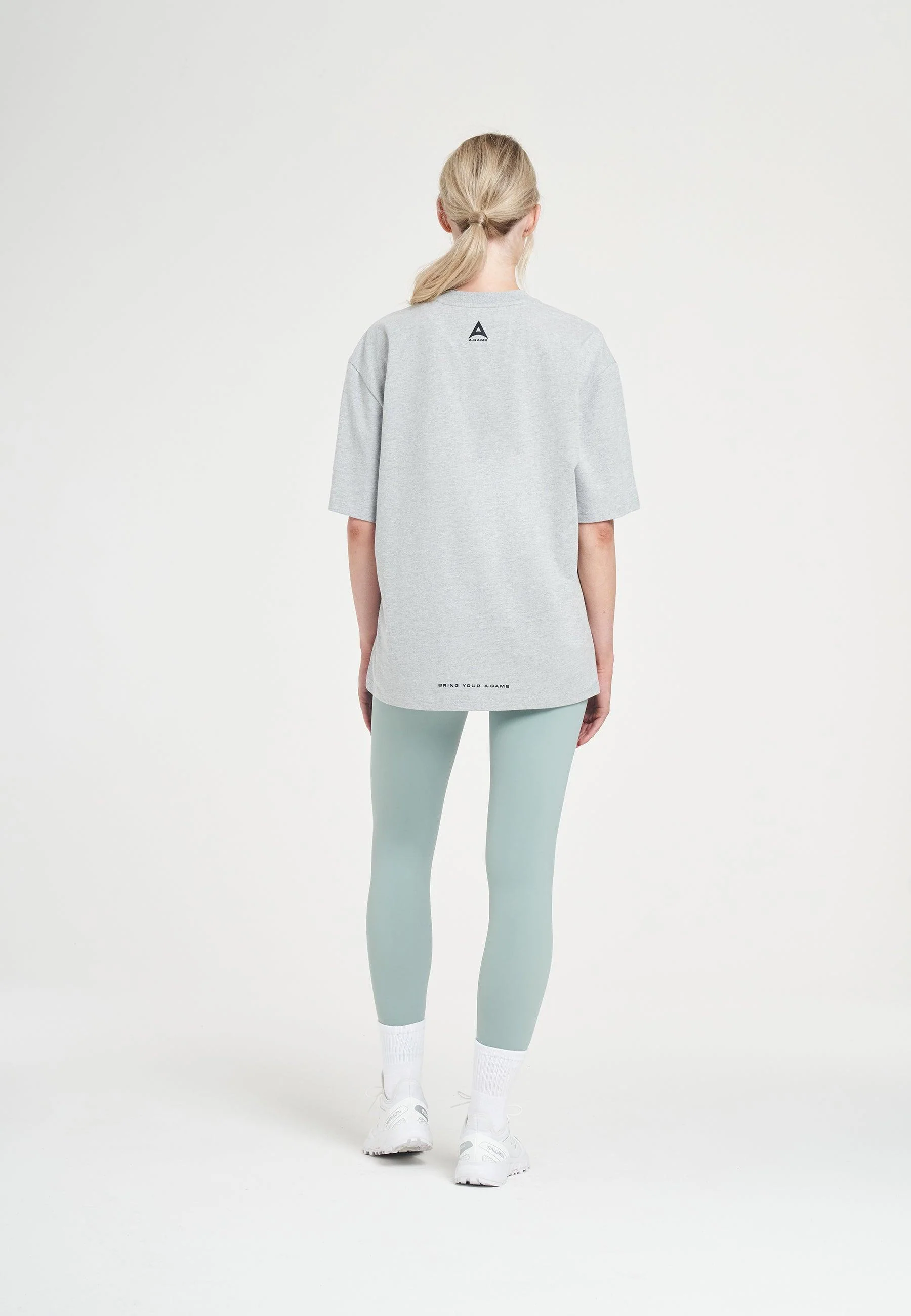 Women's Relaxed T-Shirt - Grey Marl - Image 3