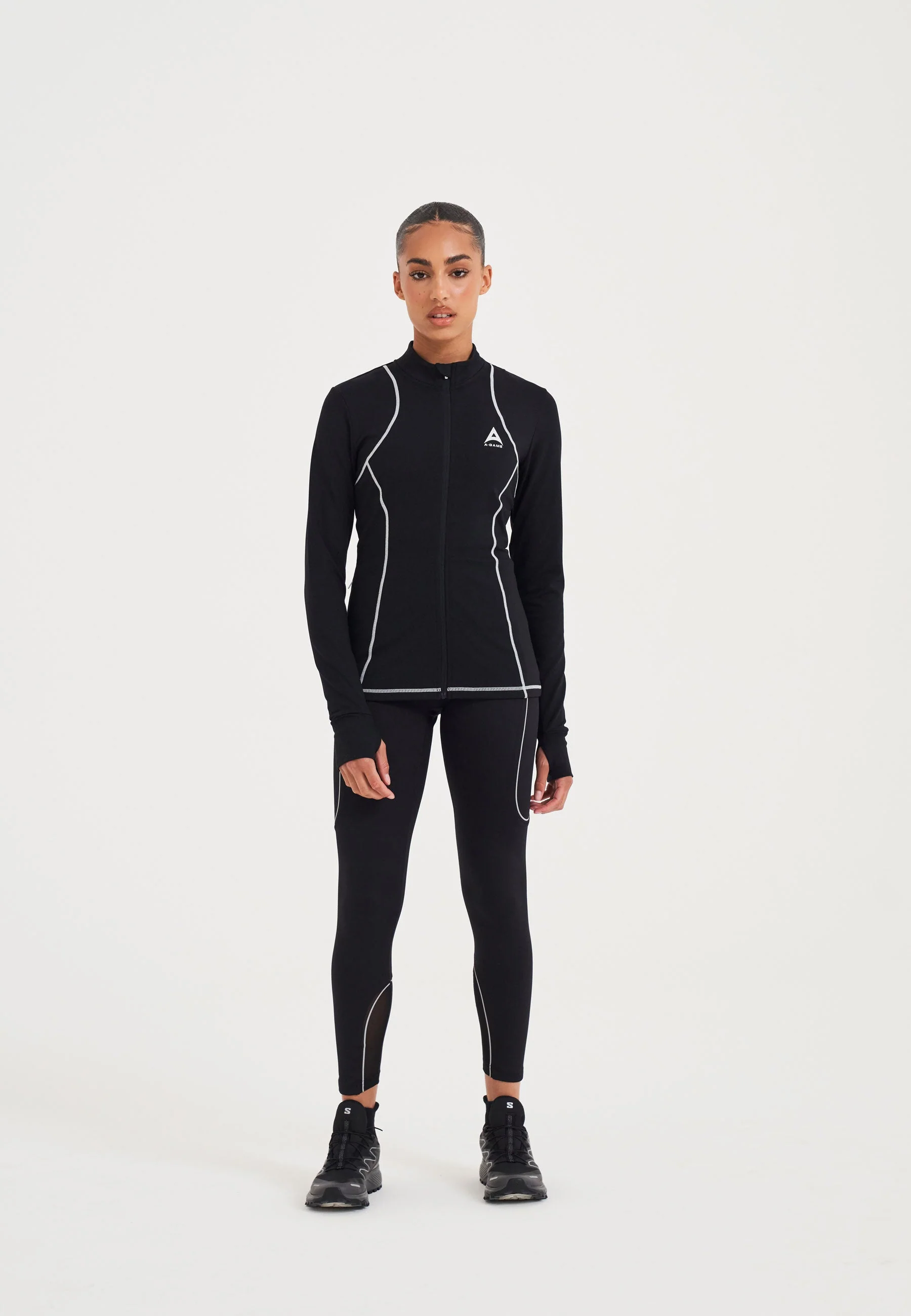 Women's Fitted Thermal Fleece - Black - Image 4