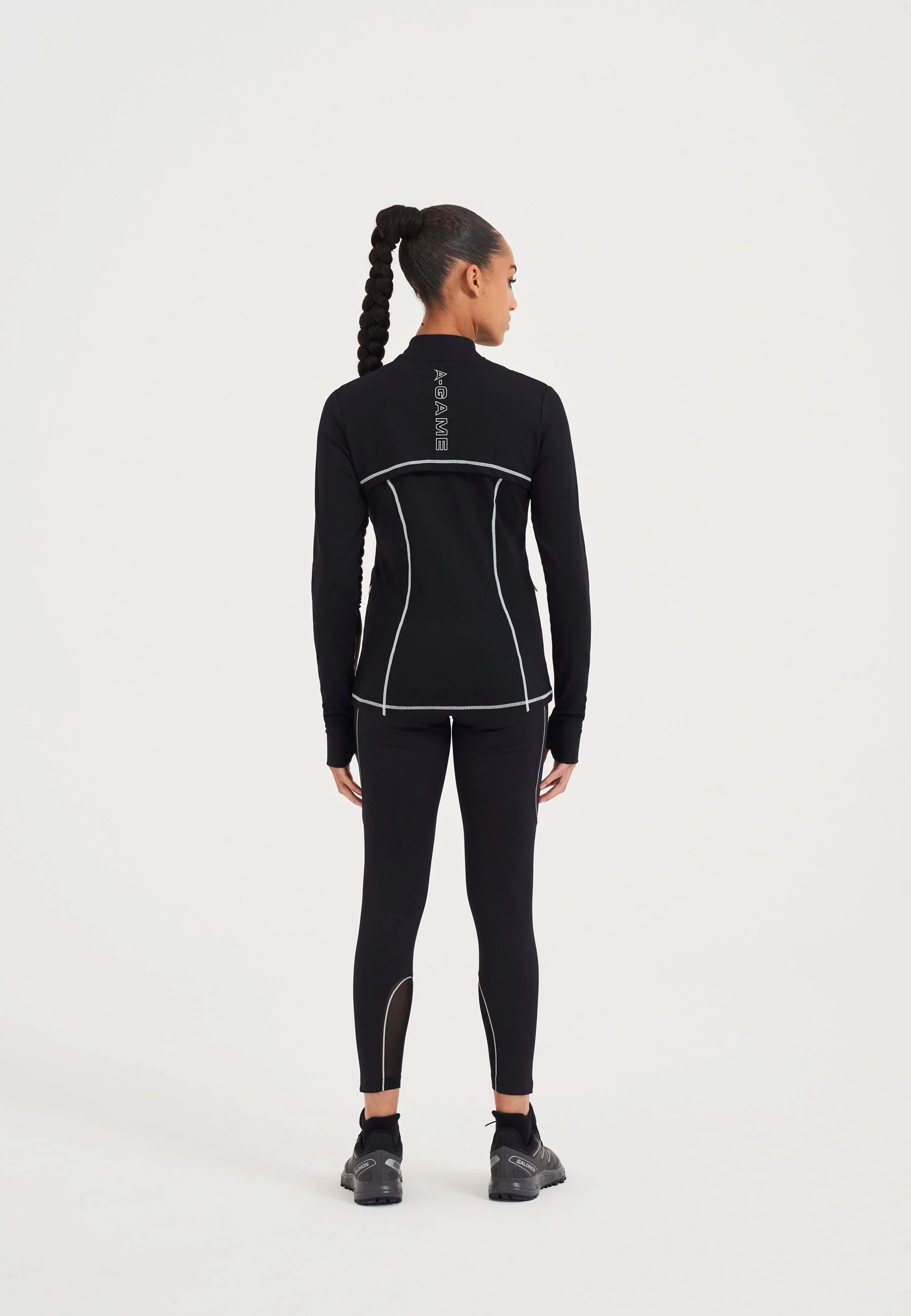 Women's Fitted Thermal Fleece - Black - Image 5