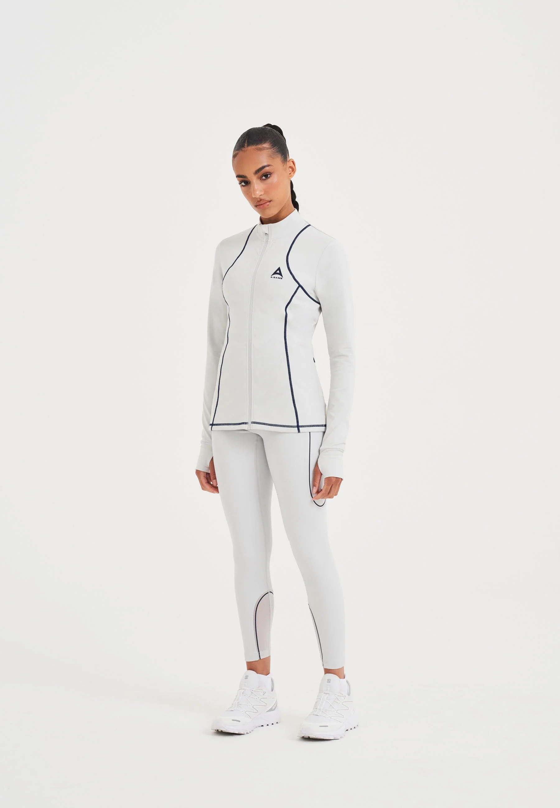 Women's Fitted Thermal Fleece - Grey - Image 4