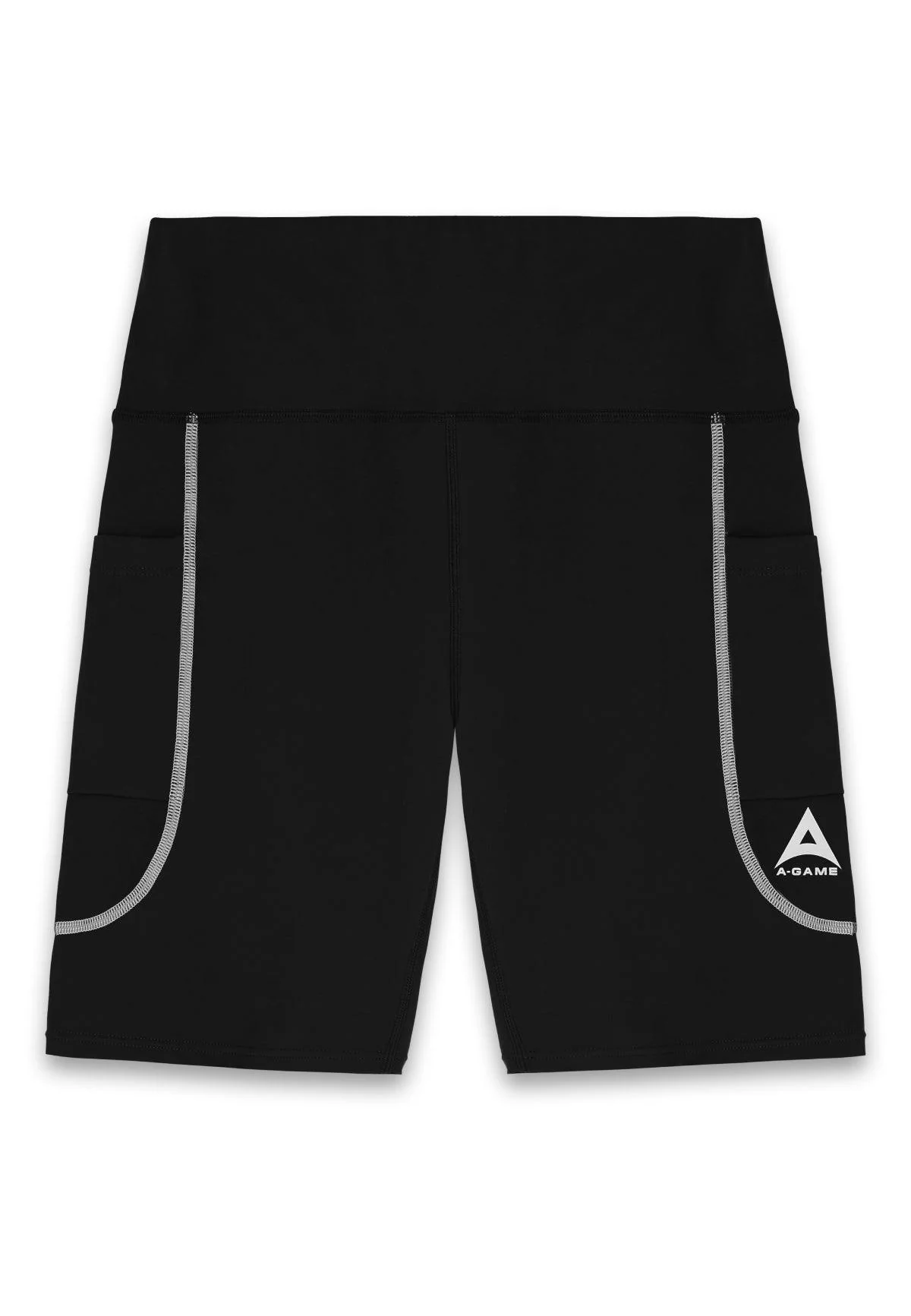 Women's High Rise Biker Shorts - Black - Image 5