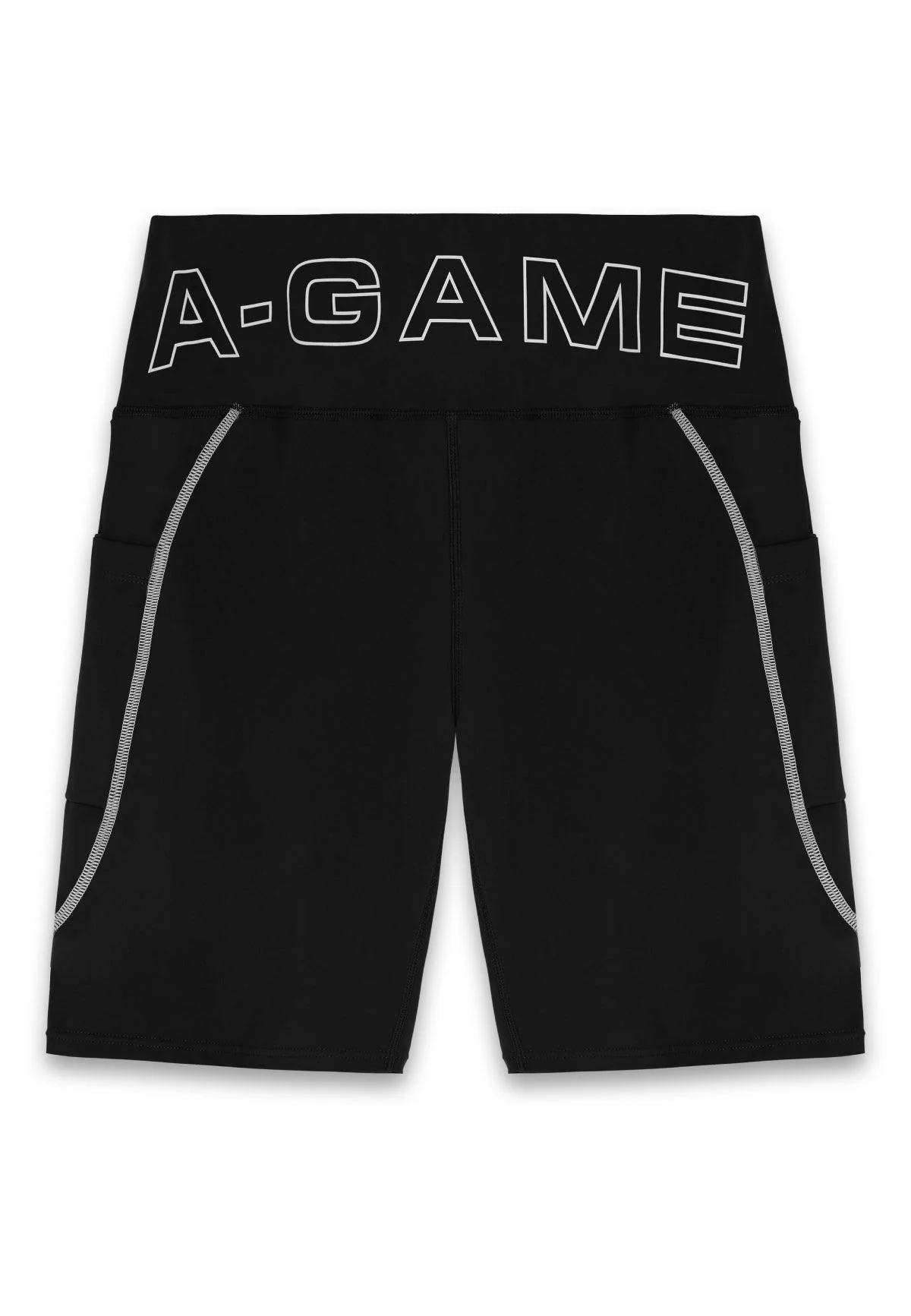 Women's High Rise Biker Shorts - Black - Image 6