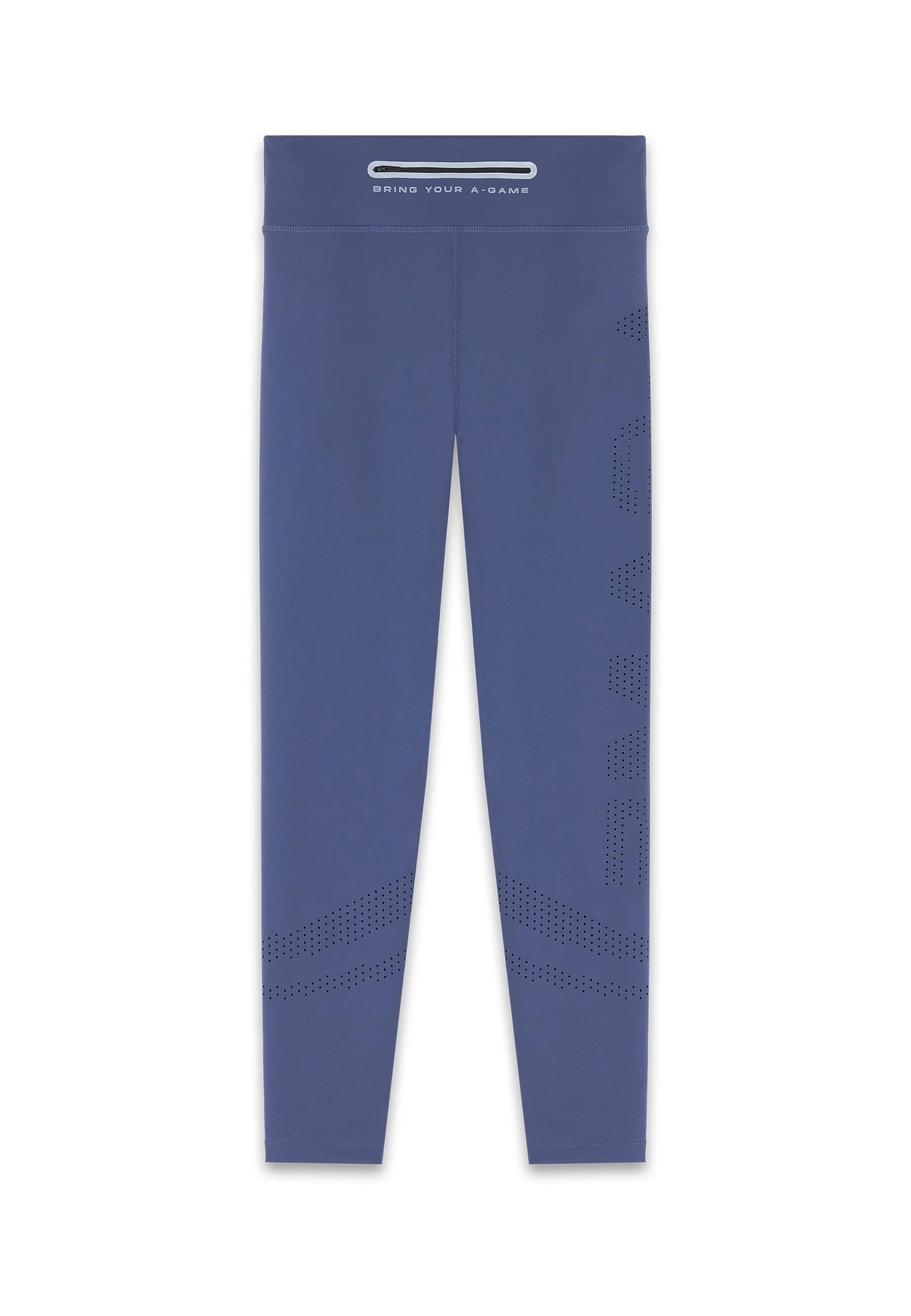 Women's High Waisted Training Leggings - Blue - Image 5