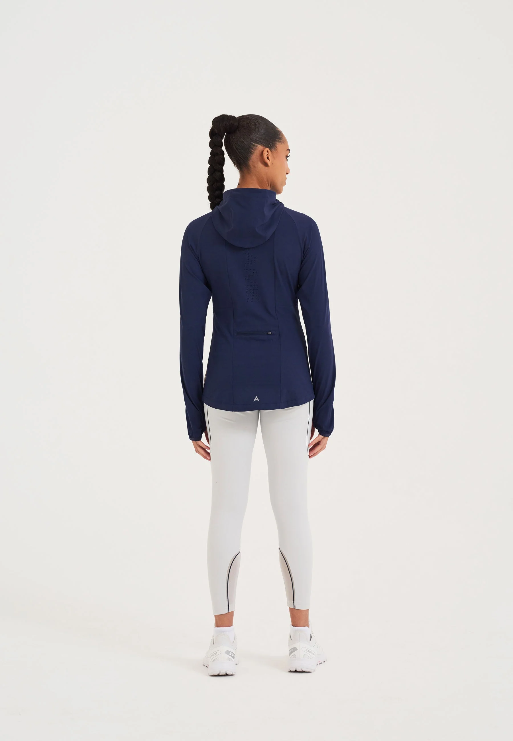 Women's Lightweight Running Jacket - Crown Blue/Silver - Image 6