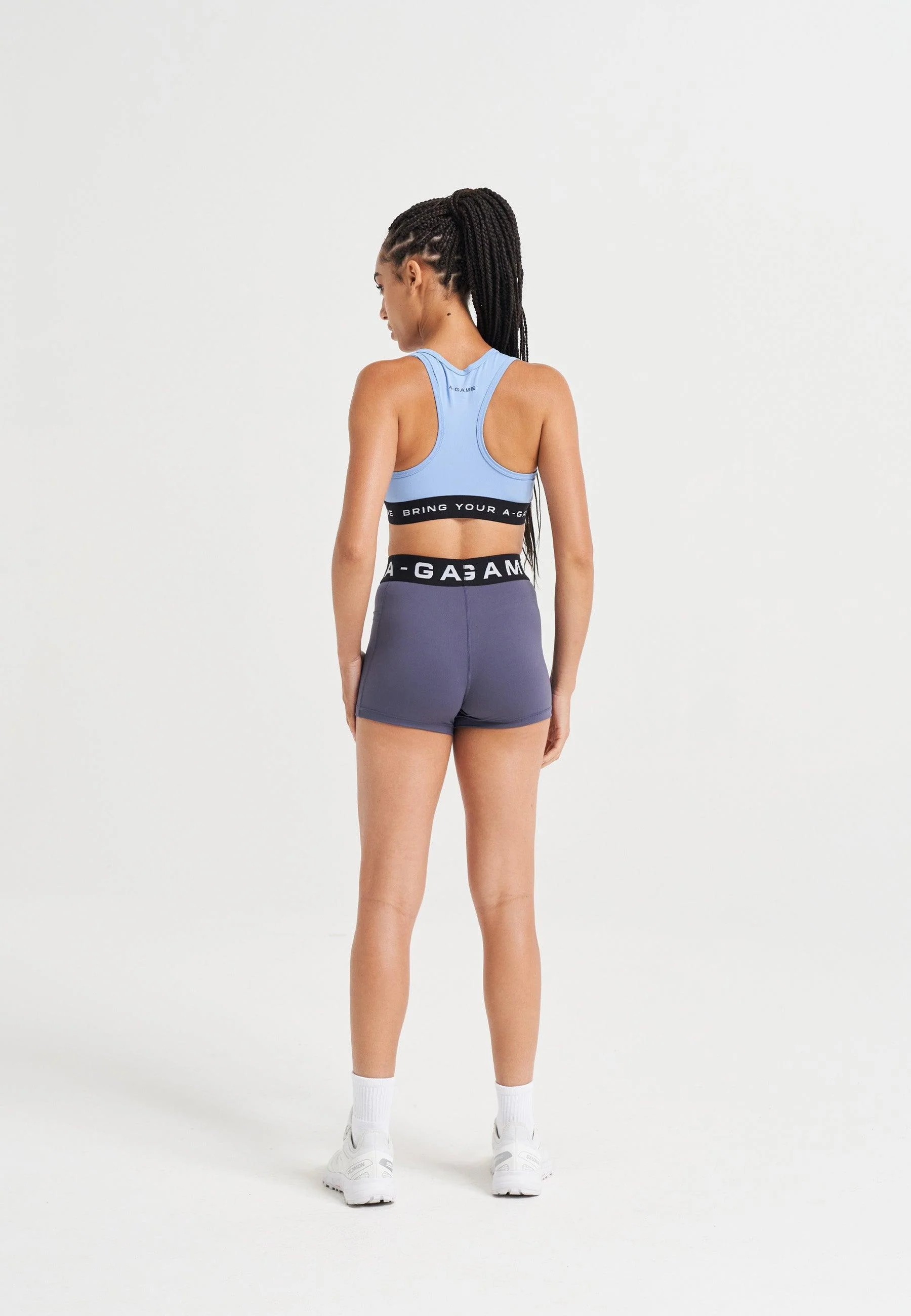 Women's Core Training Bra - Blue - Image 4