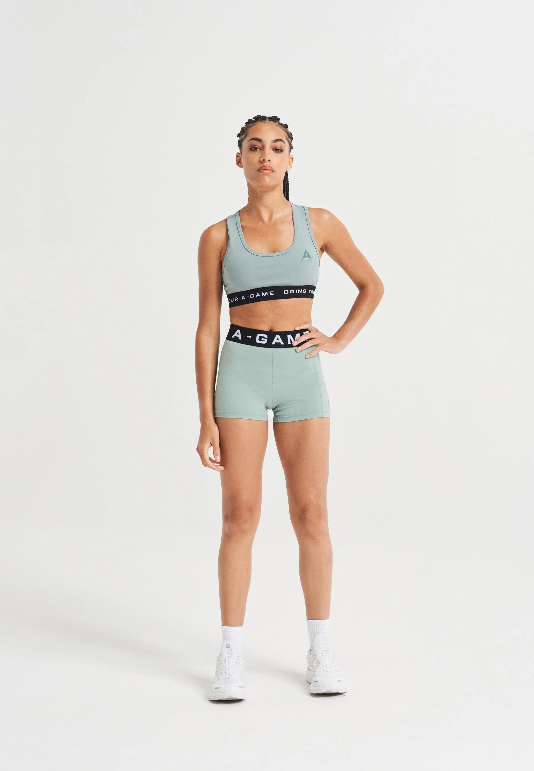 Women's Core Training Bra - Sage Green - Image 3