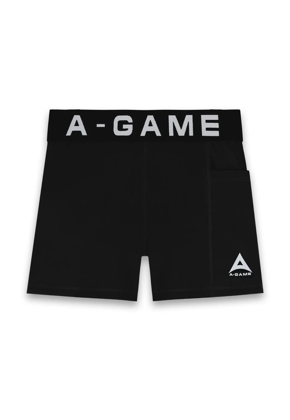 Women's Cropped Training Shorts - Black - Image 4