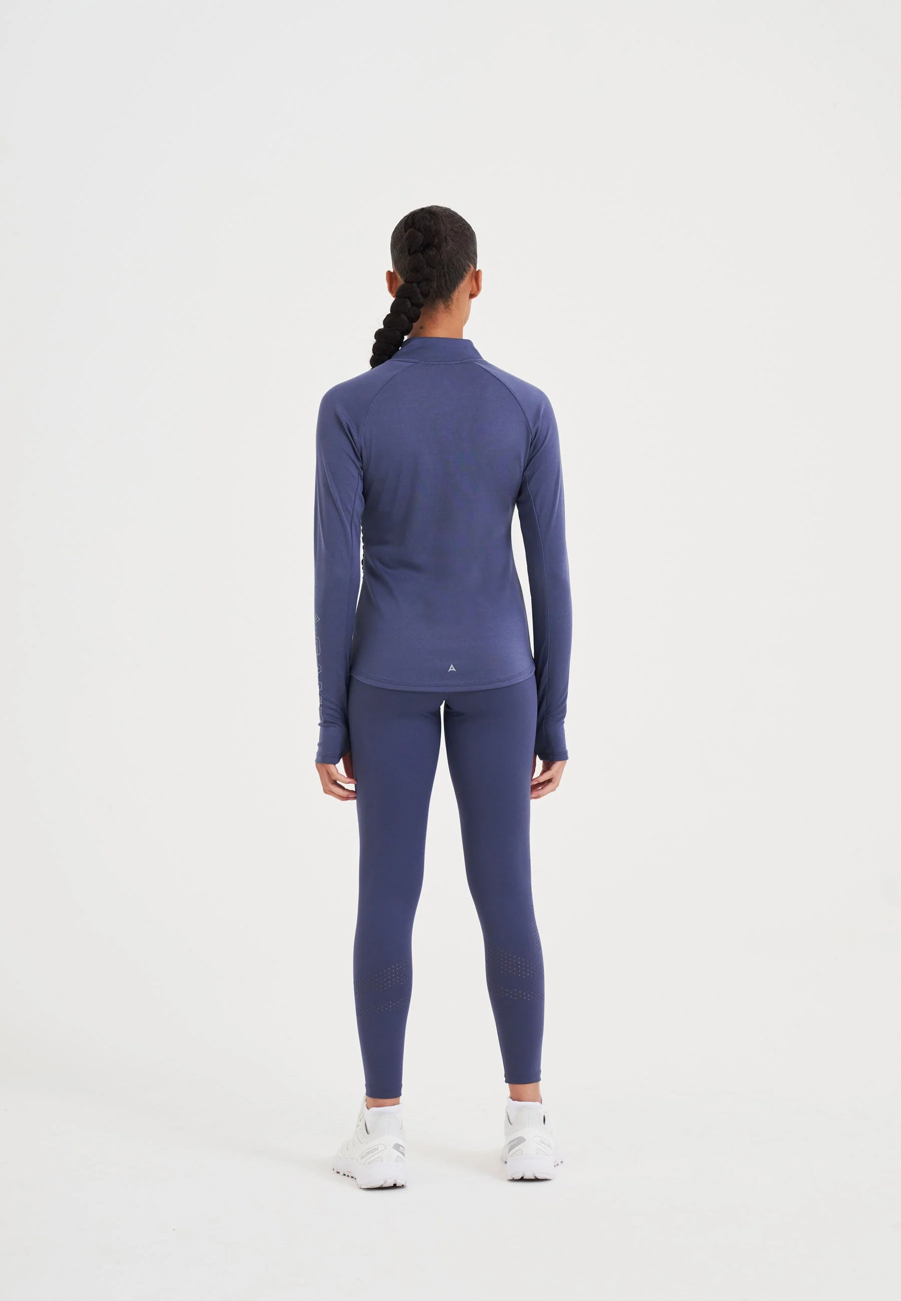 Women's Quarter Zip Training Top - Blue - Image 5