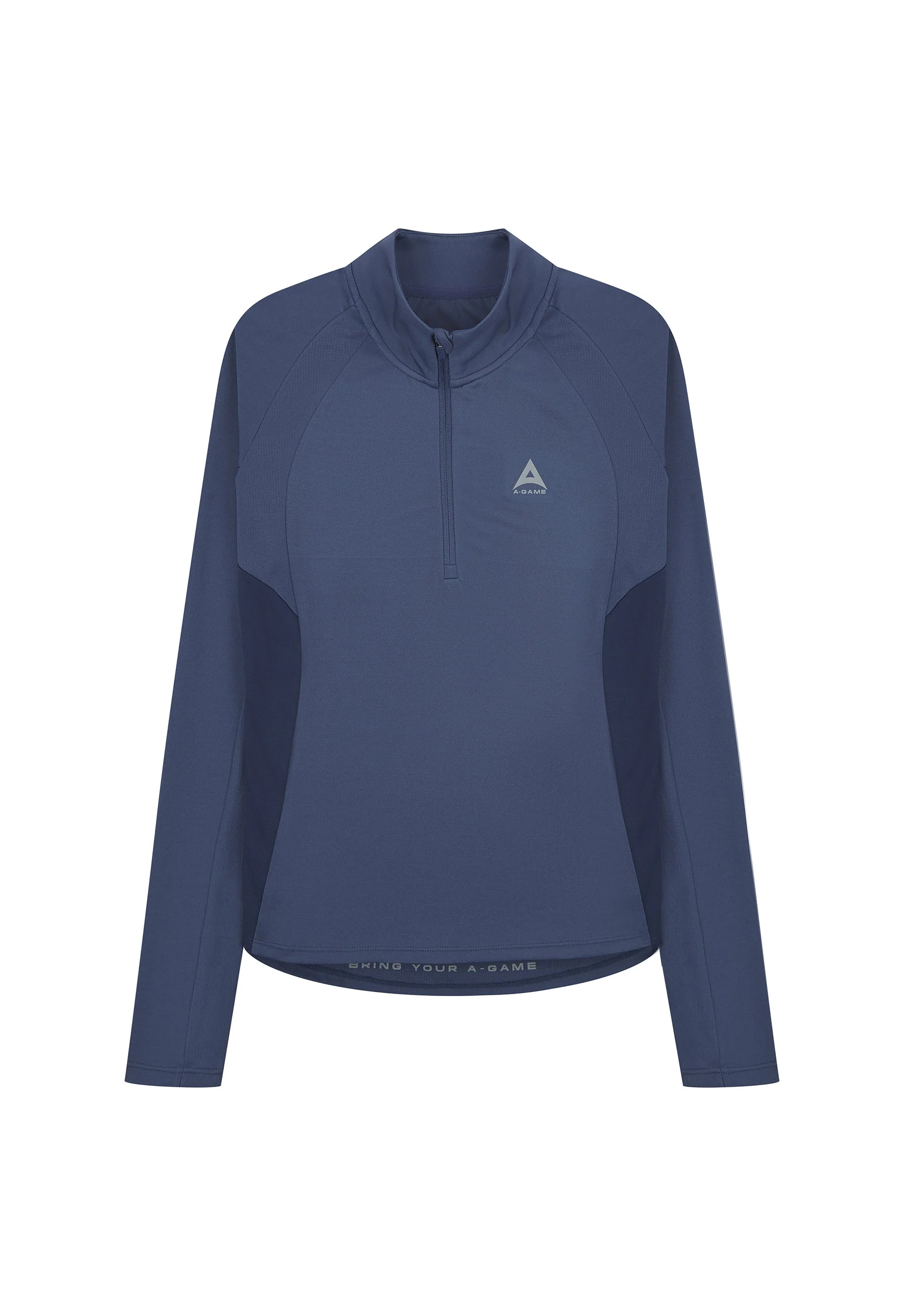 Women's Quarter Zip Training Top - Blue - Image 6