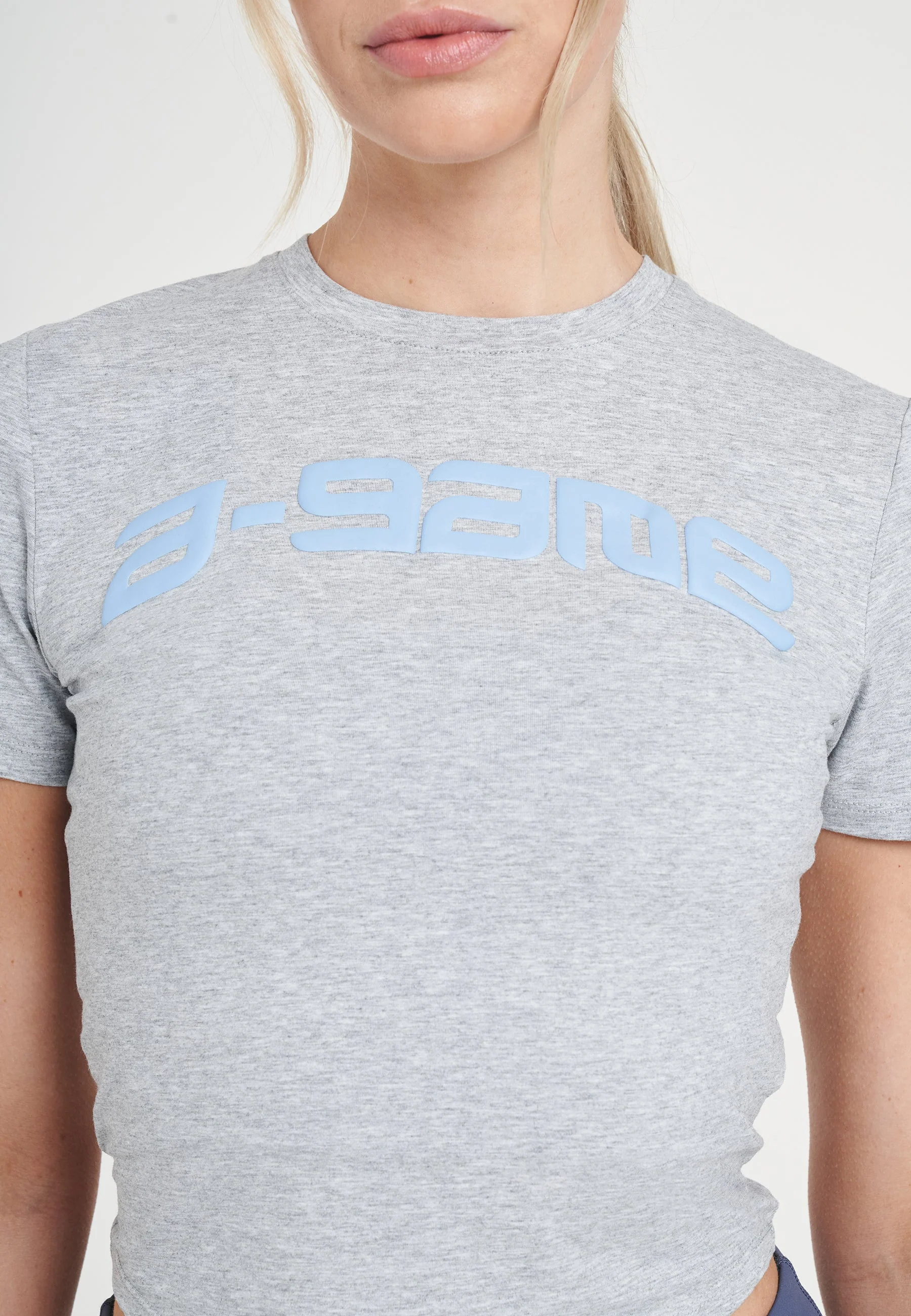 Women's Fitted T-Shirt - Grey Marl - Image 3