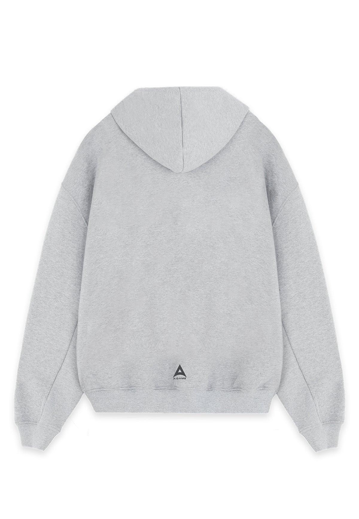Women's Graphic Hoodie - Grey Marl - Image 6