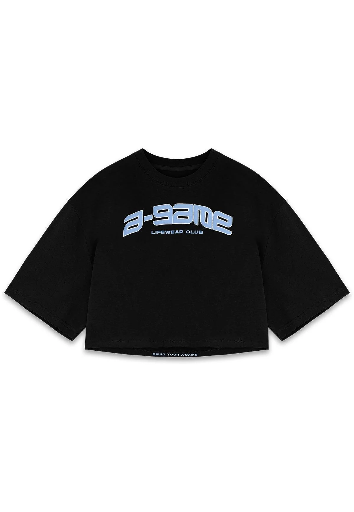 Women's Relaxed Cropped T-Shirt - Black - Image 4