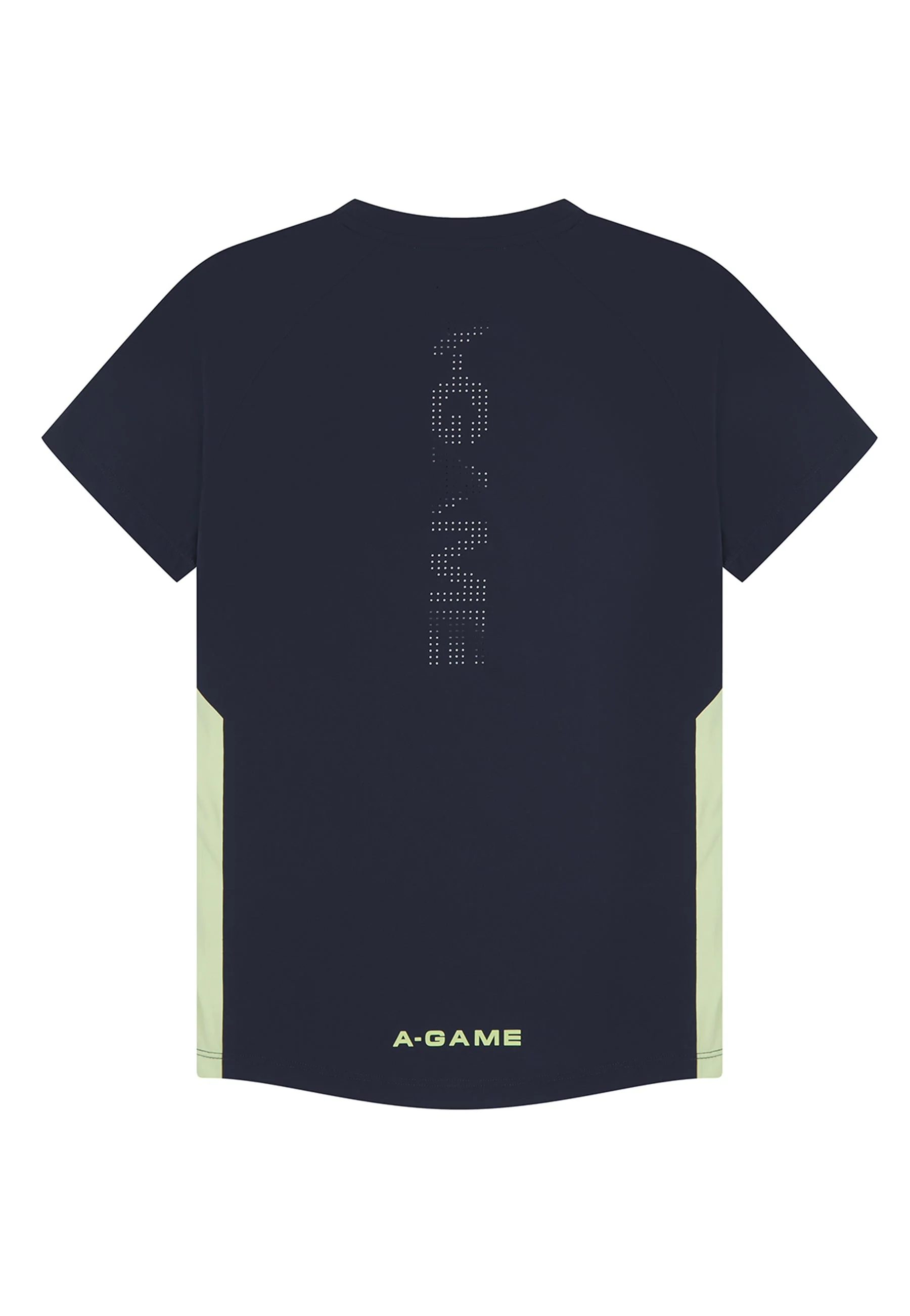 Women's Short Sleeve Training T-Shirt - Navy/Lime - Image 5