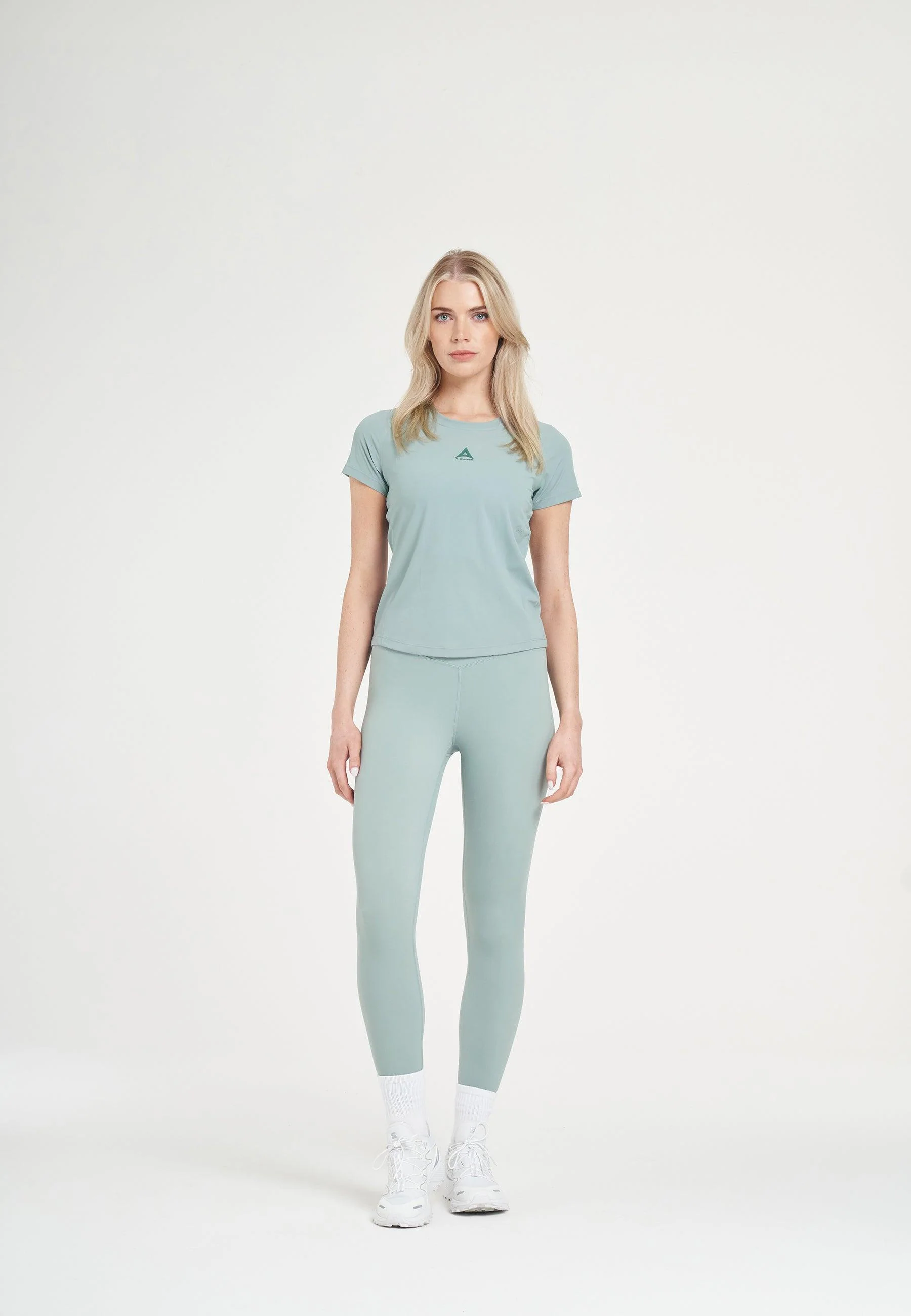 Women's Short Sleeve Training T-Shirt - Sage Green - Image 3