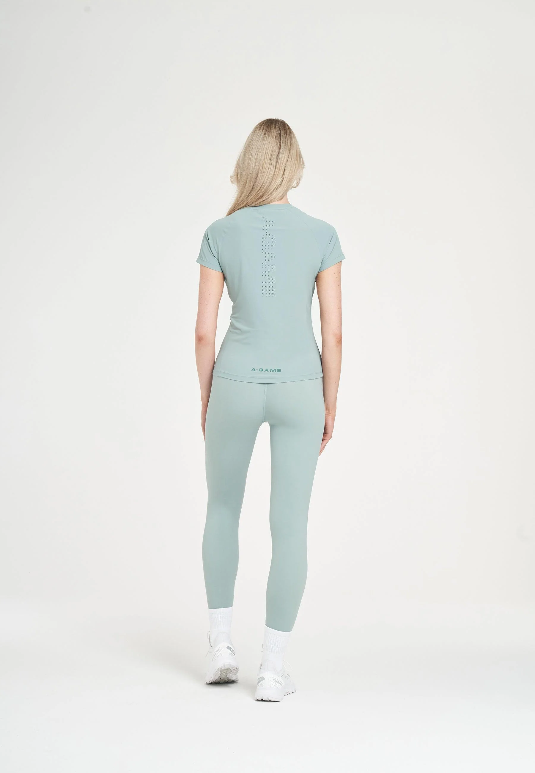 Women's Short Sleeve Training T-Shirt - Sage Green - Image 4
